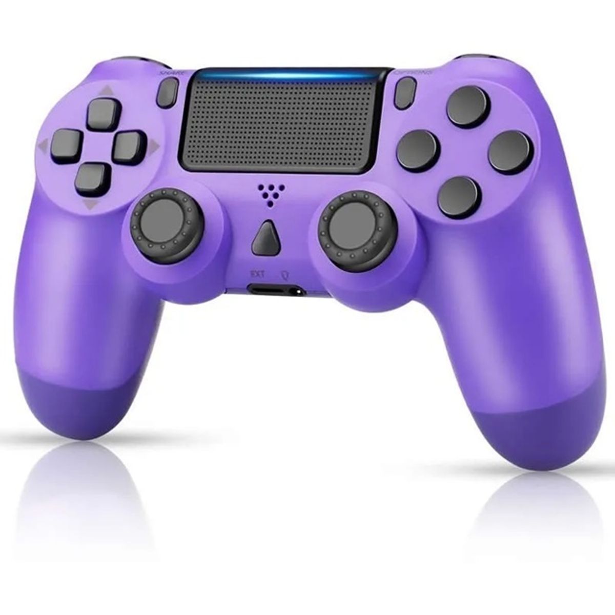 GENERICO - control para ps4 pc y android compatible inalámbrico color violeta