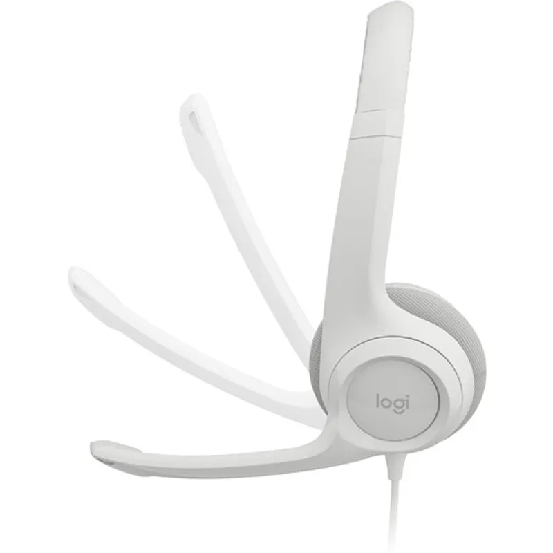 LOGITECH - Diadema con microfono logitech usb h390 Blanco