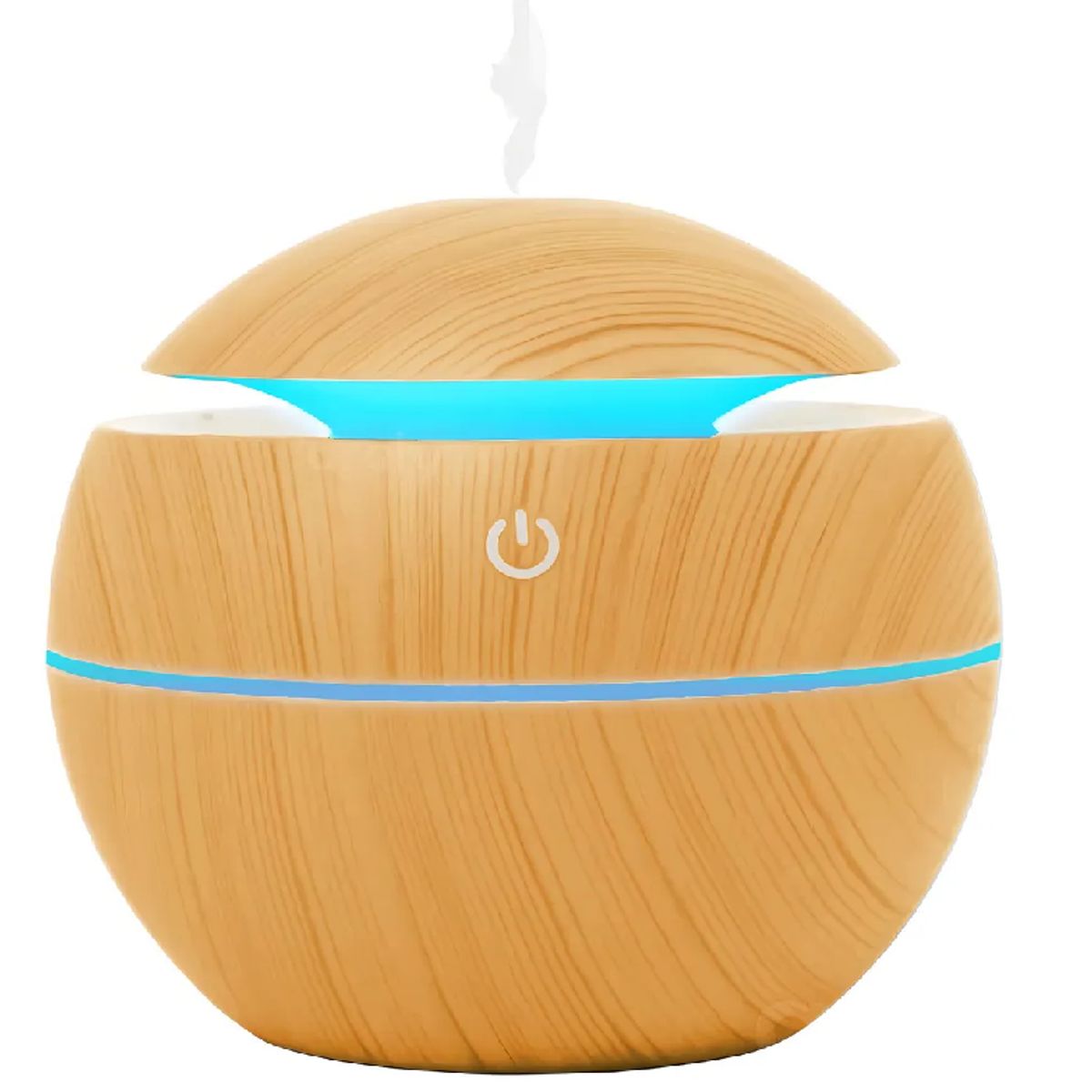 SKY - Humidificador Aire Difusor Diseño Madera Claro Redondo