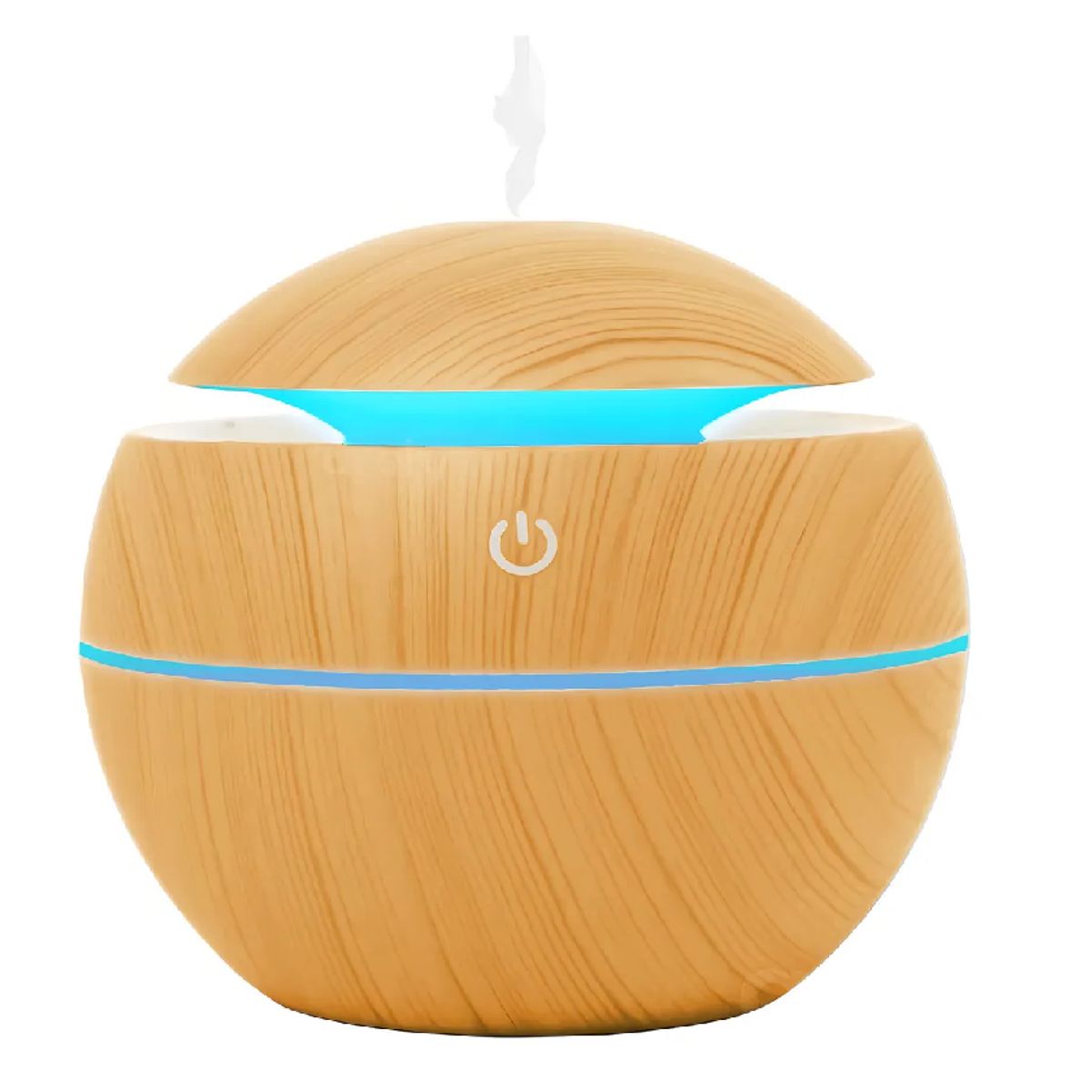 SKY - Humidificador Aire Difusor Diseño Madera Claro Redondo