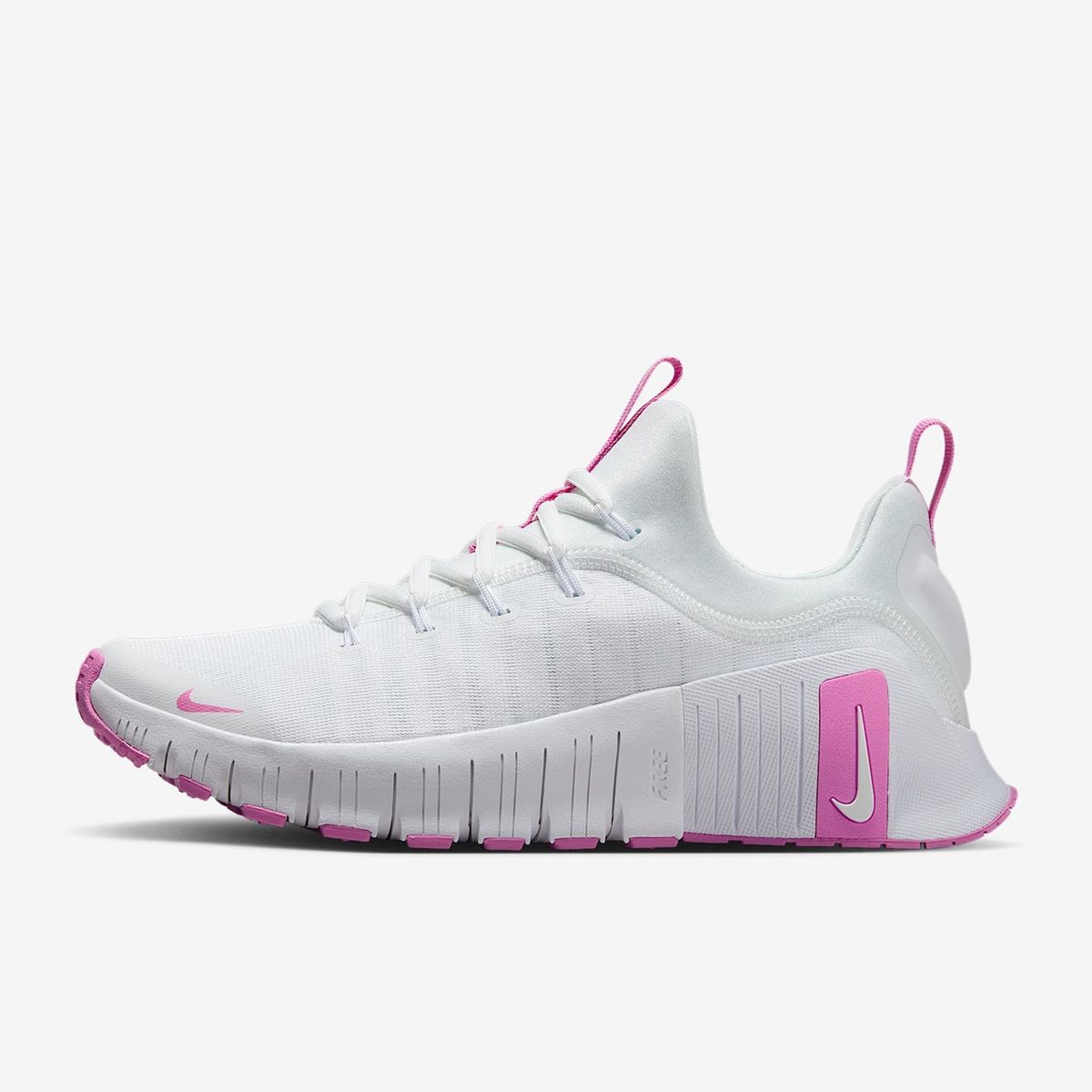 NIKE - Tenis Nike Mujer Free Metcon 6 Blanco Rosa FJ7126-109 Training