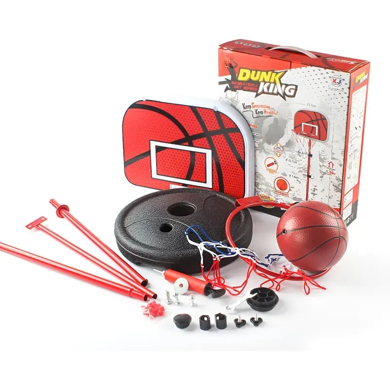 KIDSHOP - Cesta Baloncesto Metal + Malla Aro Basketball X-5238