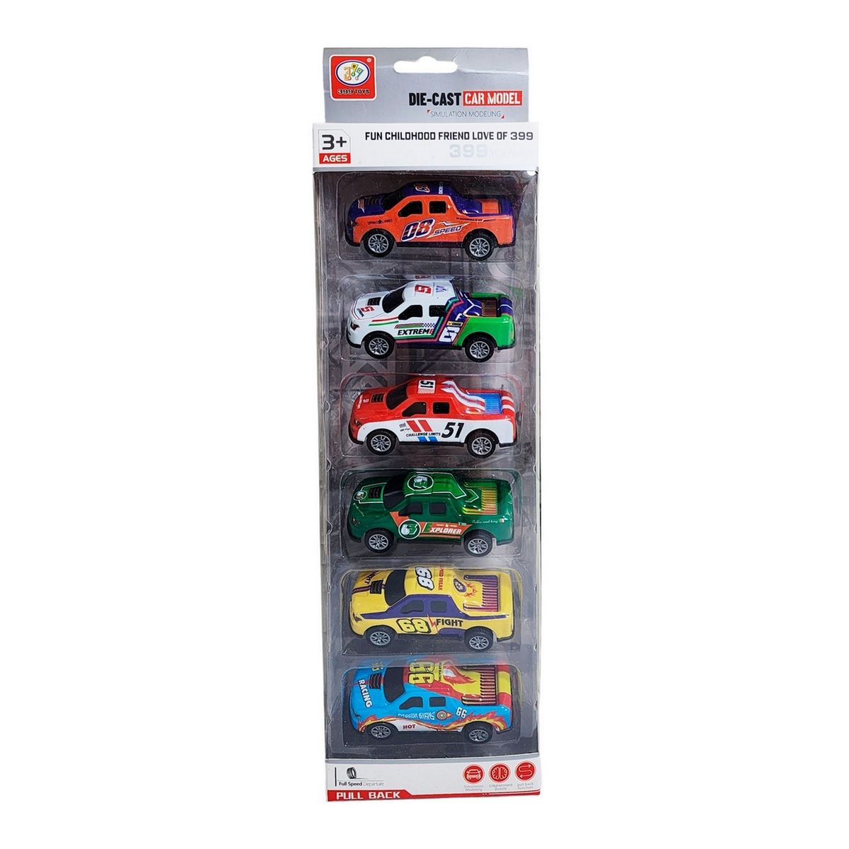 GENERICO - Carro Camioneta Fuerza Publica Emergencia Deportivo X 6 Unid