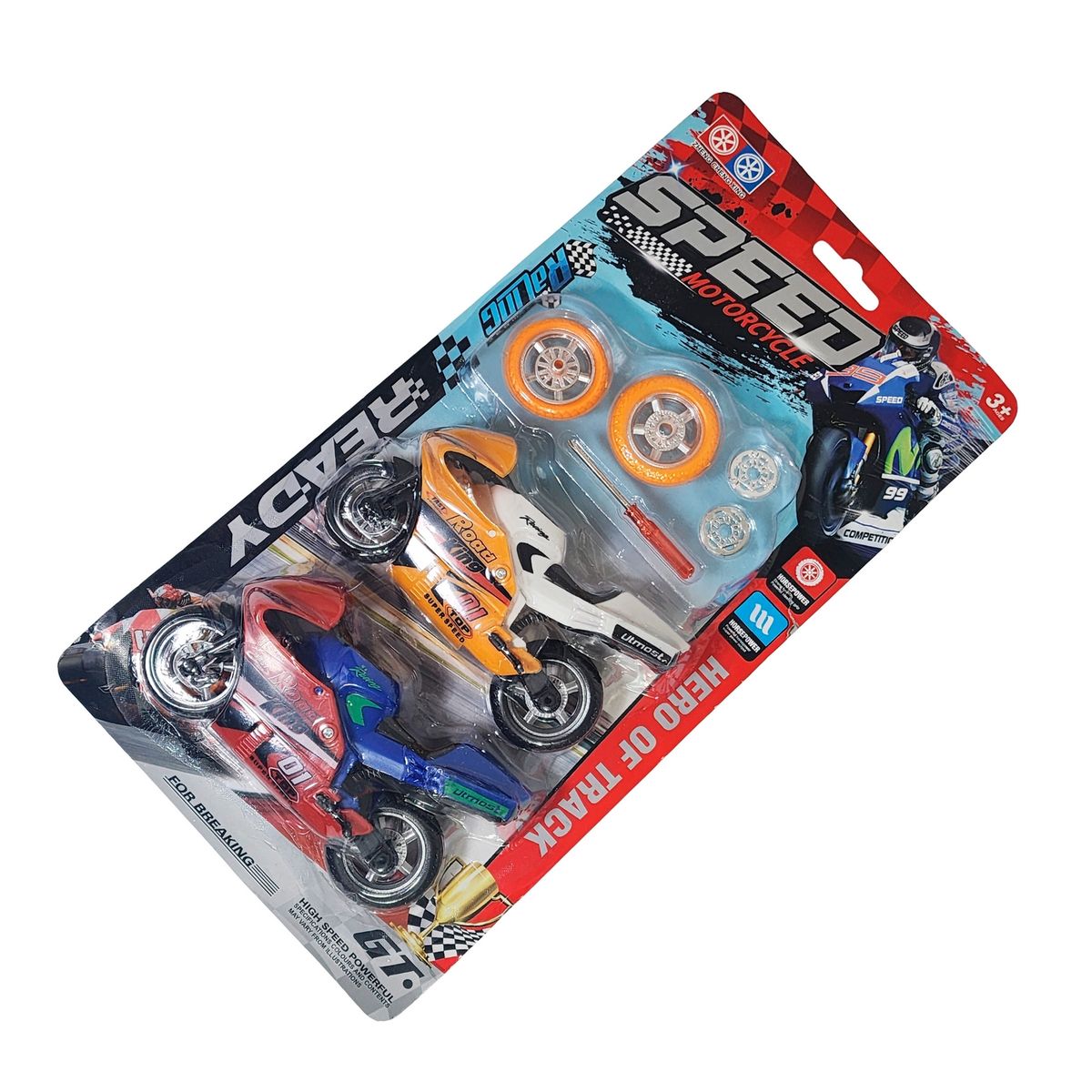 GENERICO - Moto Motocicleta Gp Speed Duo Juguete Personalizable