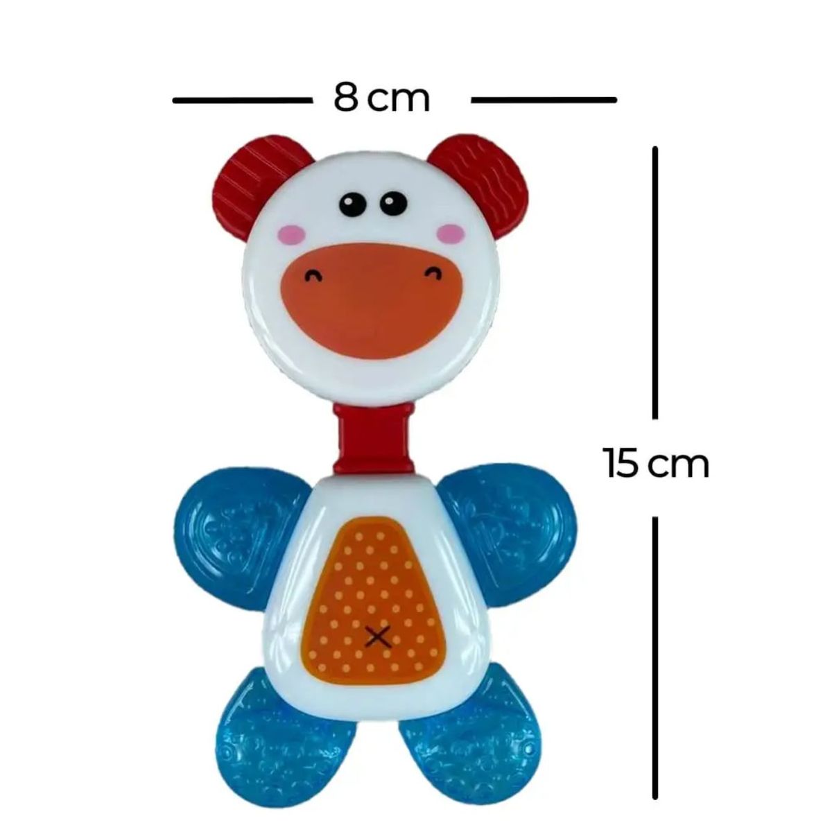 GENERICO - Mordedor Rascaencías Relleno de Agua Didáctico Para Bebé