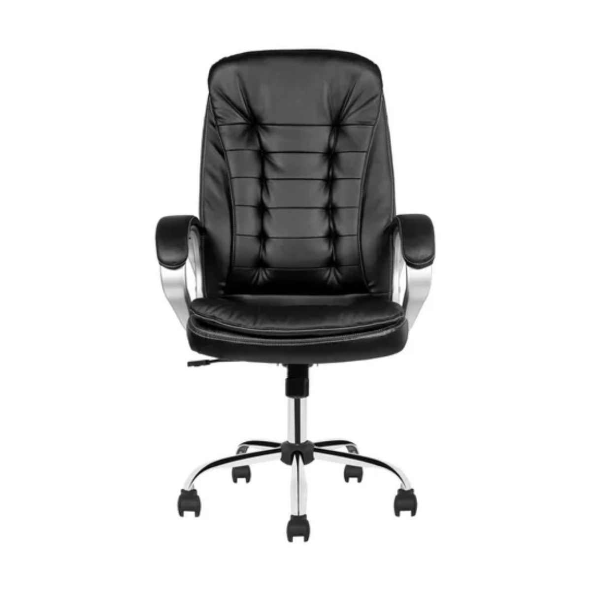 SILLETI - Silla Oficina Ergonómica Presidencial Giratoria Reclinable Color Negro