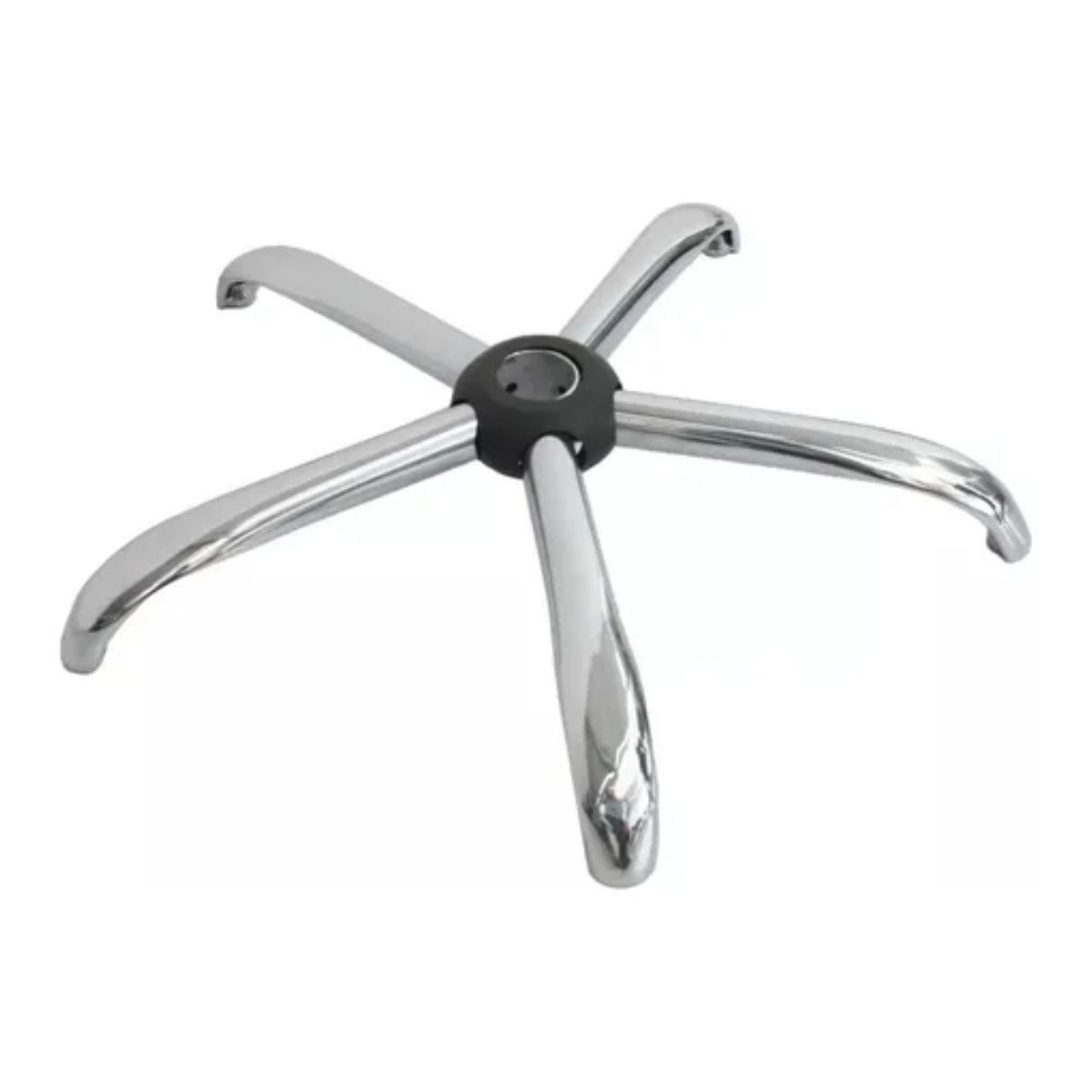 GENERICO - Repuesto De Base Cromada Estrella Para Silla Oficina 64cm Color Plata