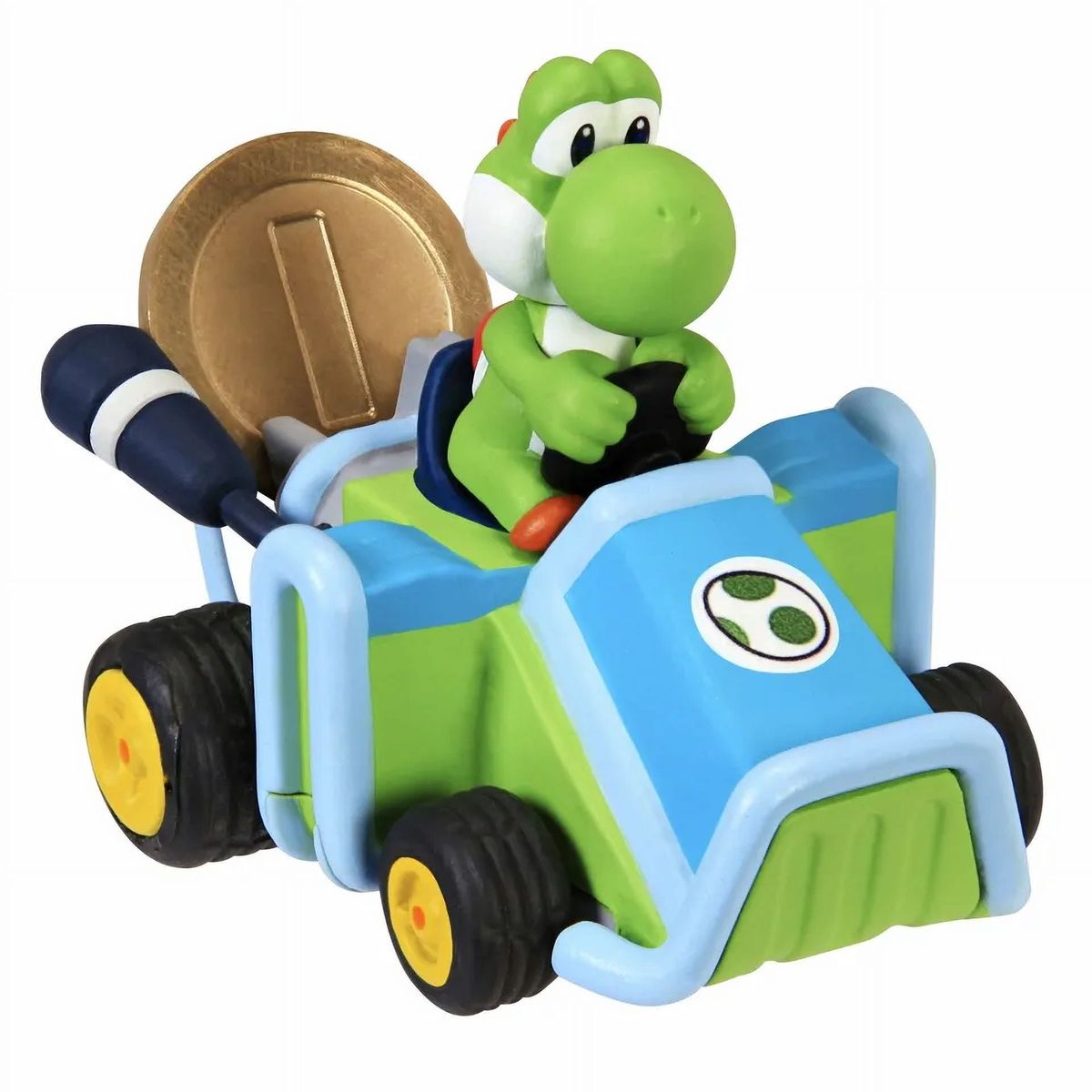 JAKKS PACIFIC - Figura De Juguete Racers Mario Kart Moneda Racers YOSHI