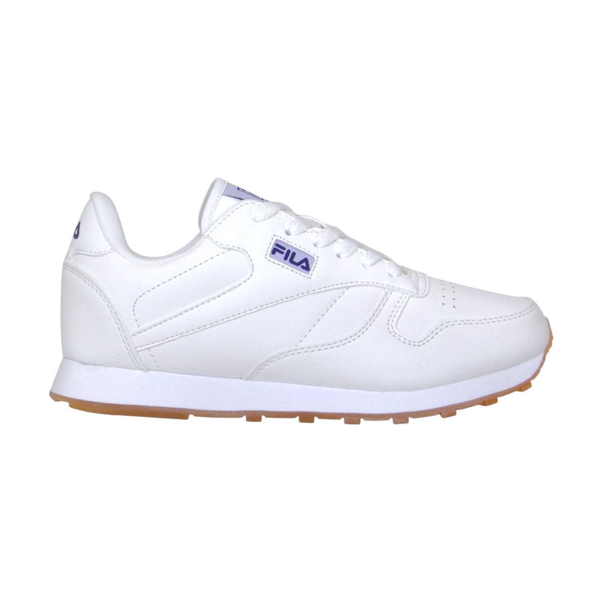 FILA - Tenis Fila Custom 2.0 Hombre-Blanco/Café