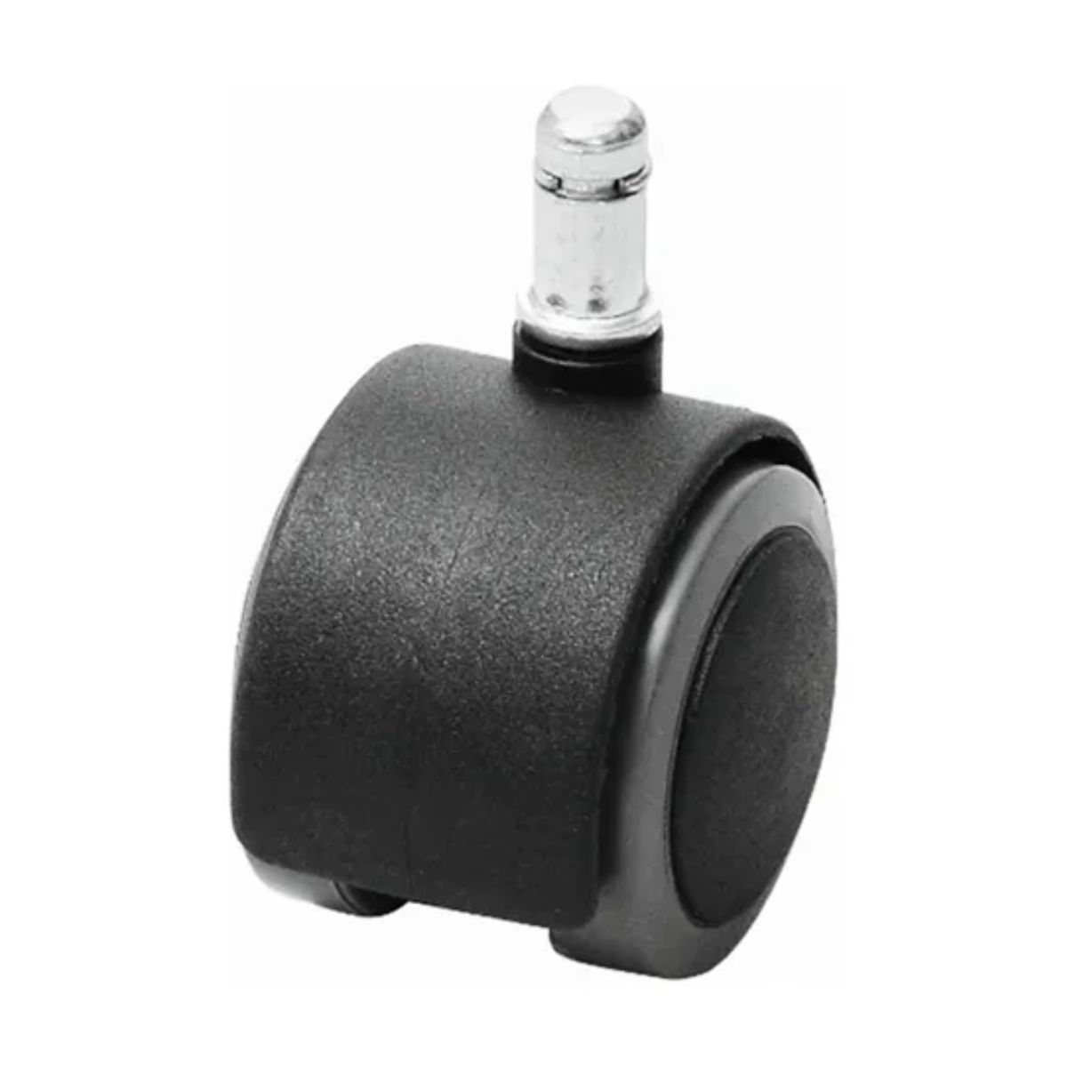 GENERICO - 5 Rodachinas Ruedas Para Silla Oficina Recubrimiento Goma Color Negro