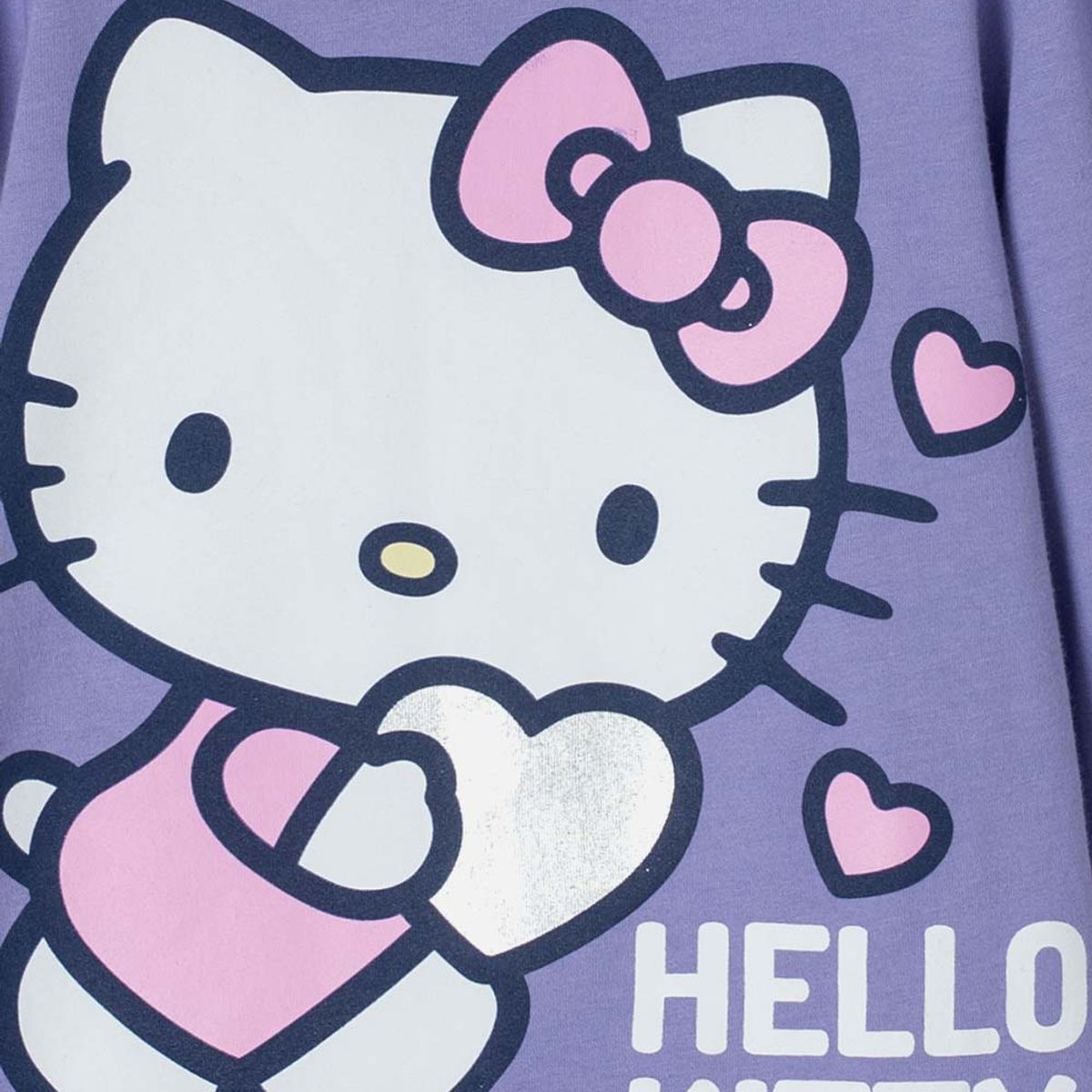 HELLO KITTY - Pijama Hello Kitty camiseta manga larga para niña
