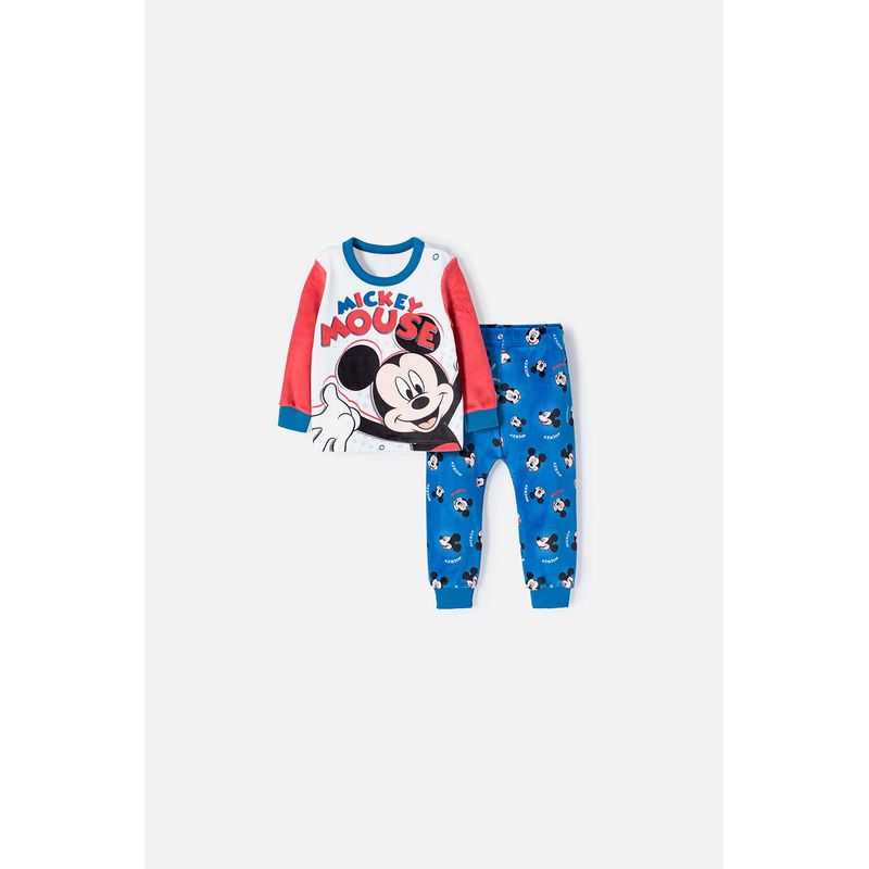 Pijama Mickey Mouse pantalón largo para bebe niño DISNEY