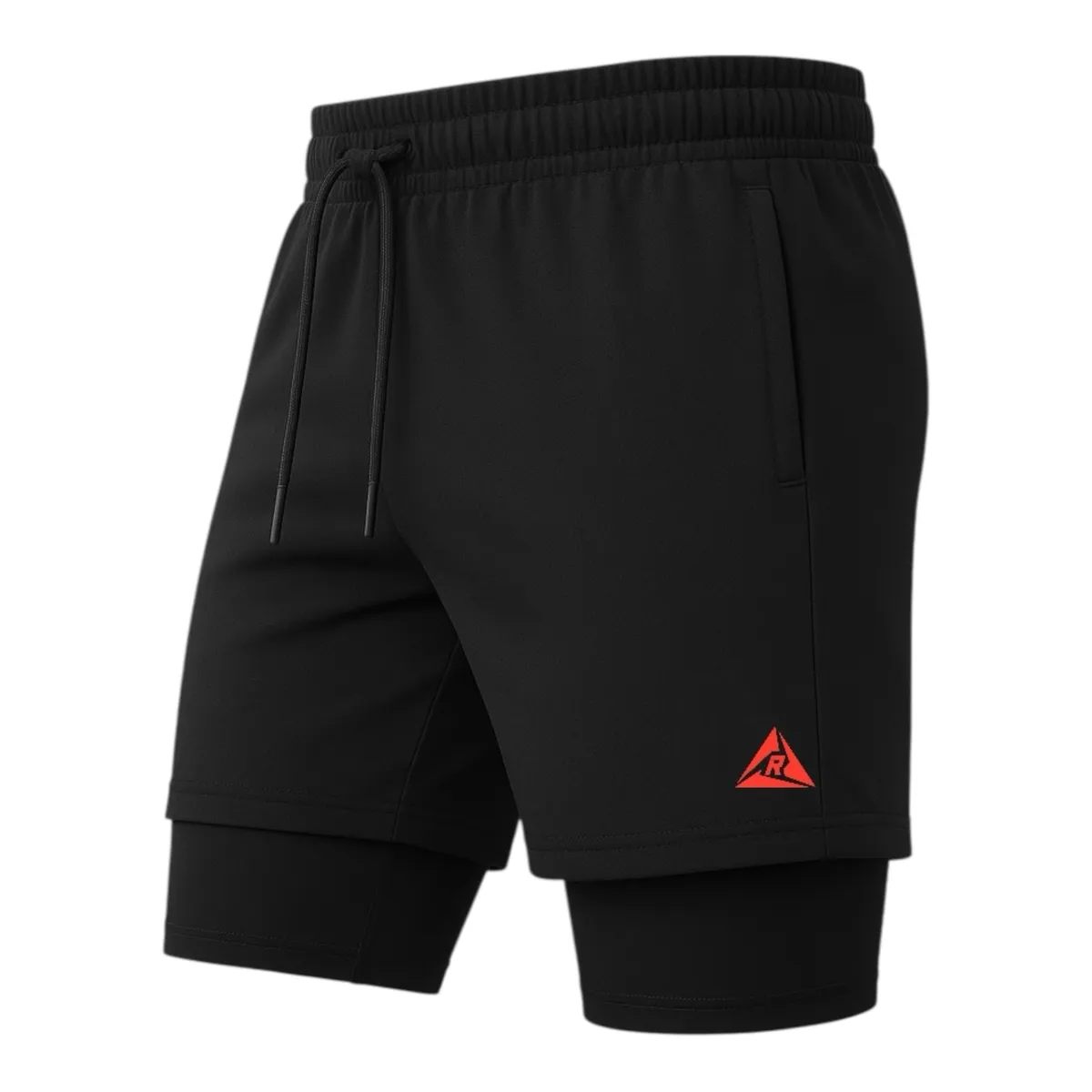 RIPPLE FT - Pantaloneta con Licra Corta Original RIPPLE 3 Bolsillos