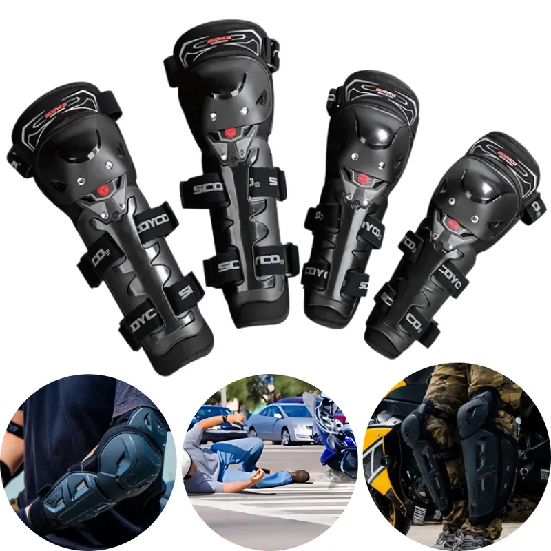 SCOYCO - Kit rodilleras coderas Scoyco protección moto indumentaria