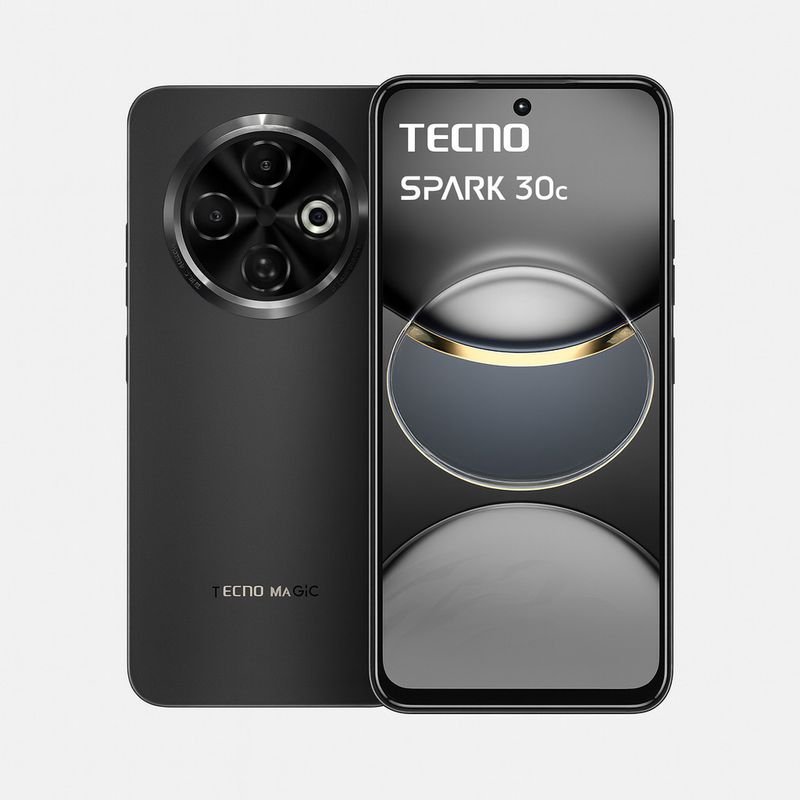 TECNO MOBILE - Celular Tecno Spark 30C 256GB 8GB Negro