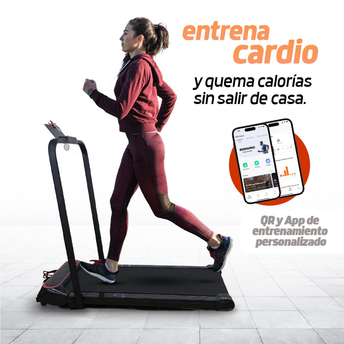 TV NOVEDADES - Banda caminadora eléctrica - EZ SILVER COMPACT - TVNOVEDADESTV