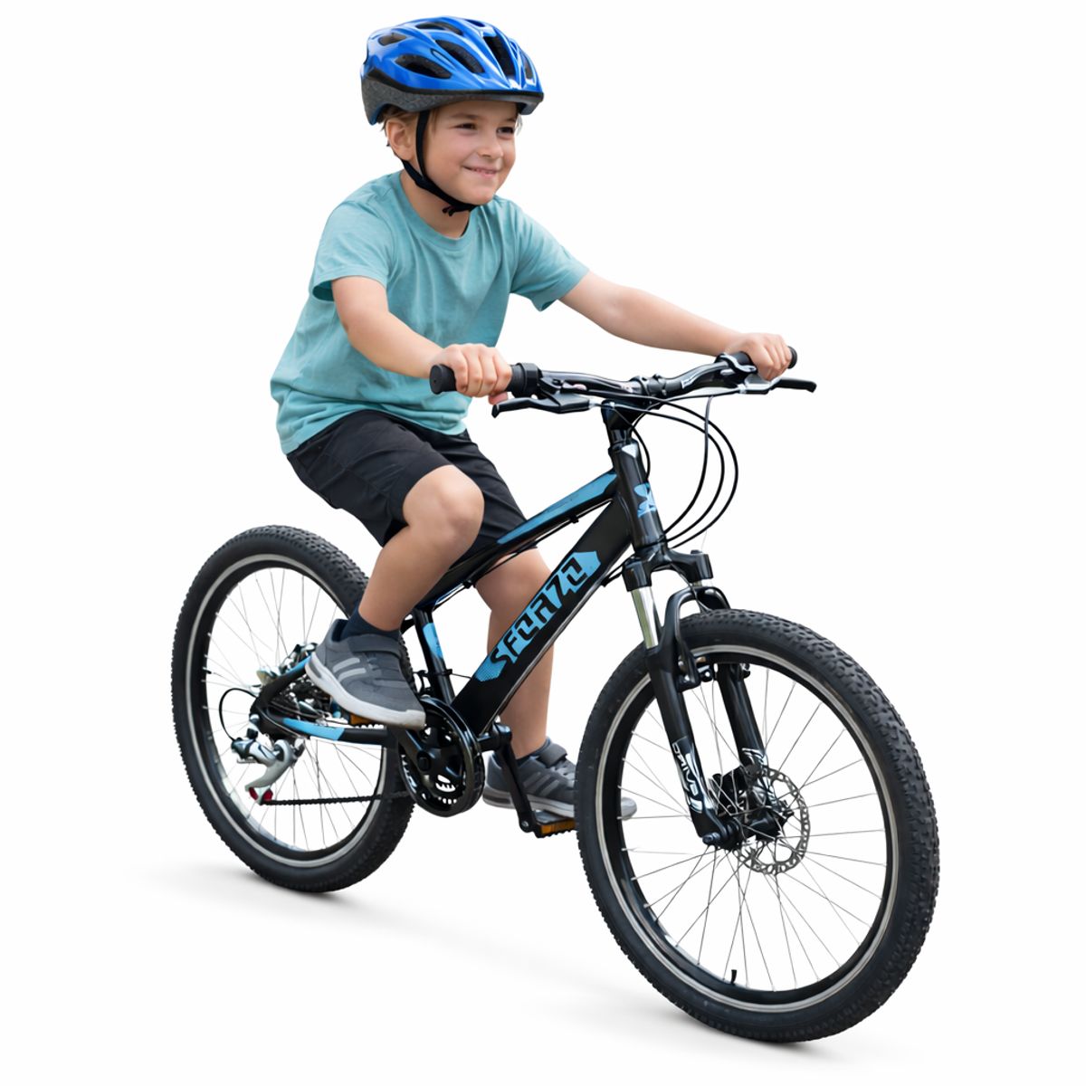 SFORZO - Bicicleta MTB Rin 24 F.Disco Shimano 21