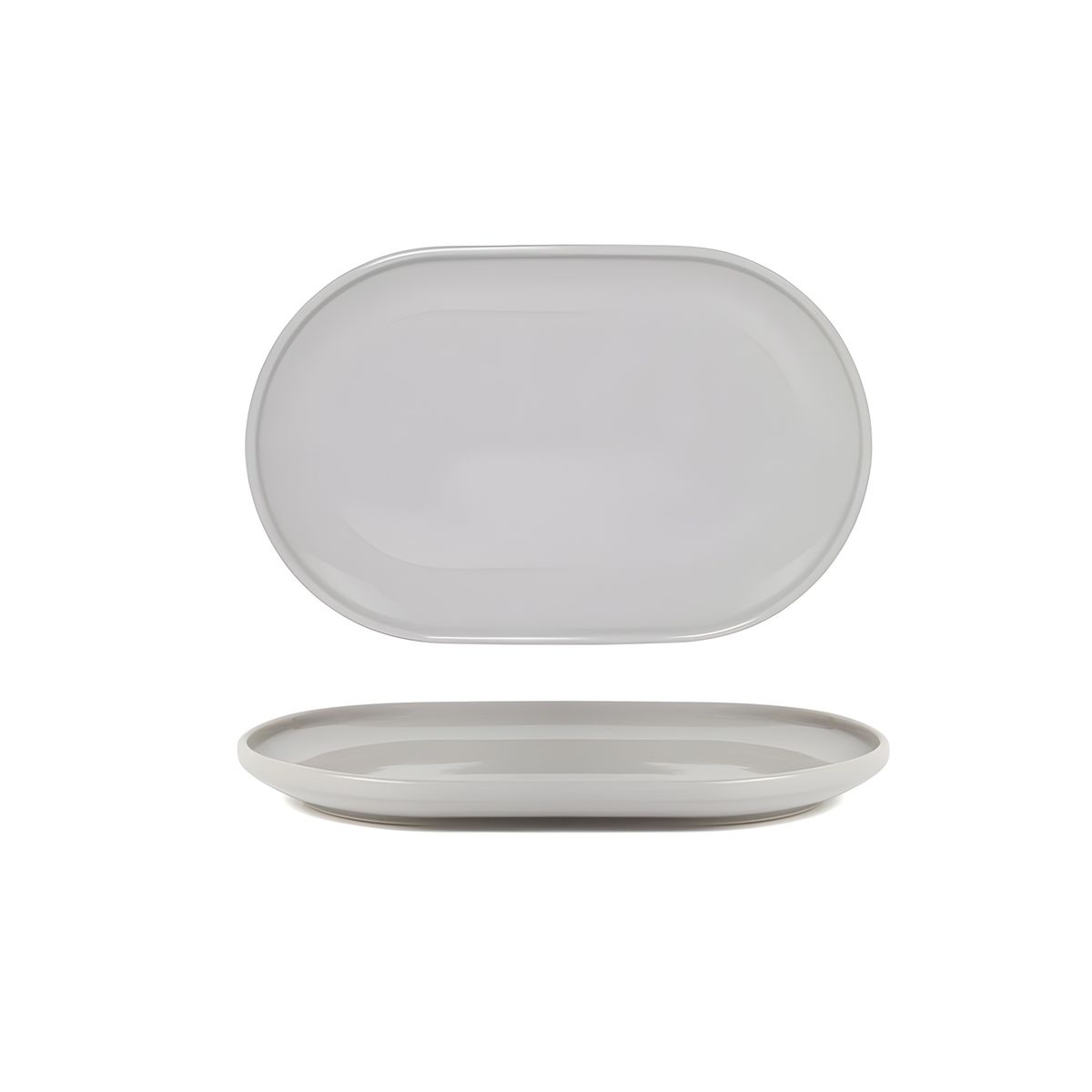FOH - Placa  Oval Bevel™ de 11 x 7 - Paquete de 6 Piezas