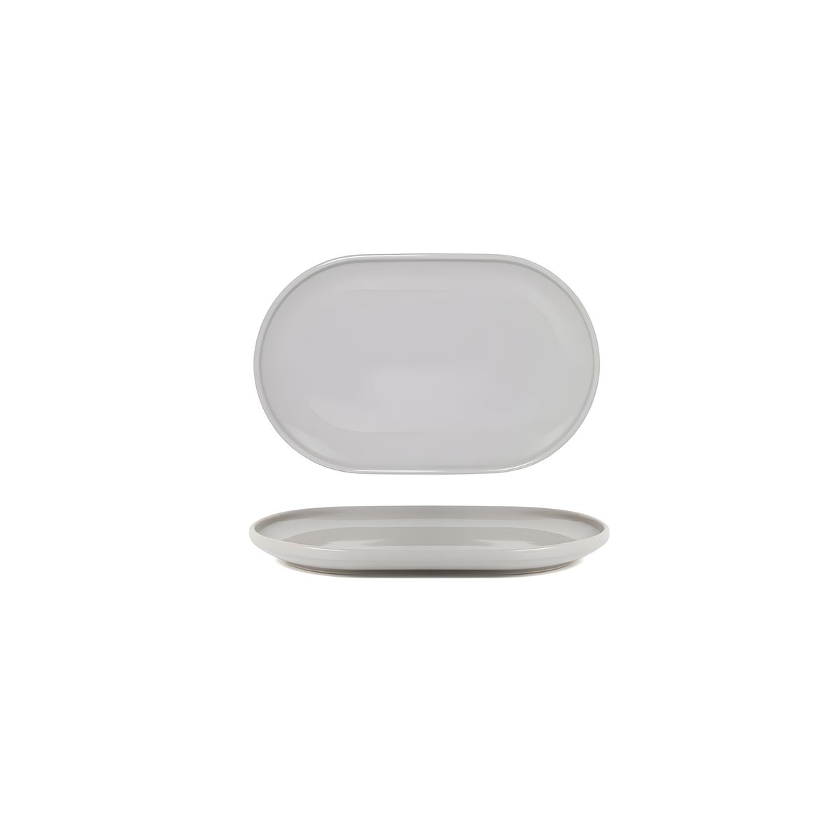FOH - Placa  Oval Bevel™ de 11 x 7 - Paquete de 6 Piezas