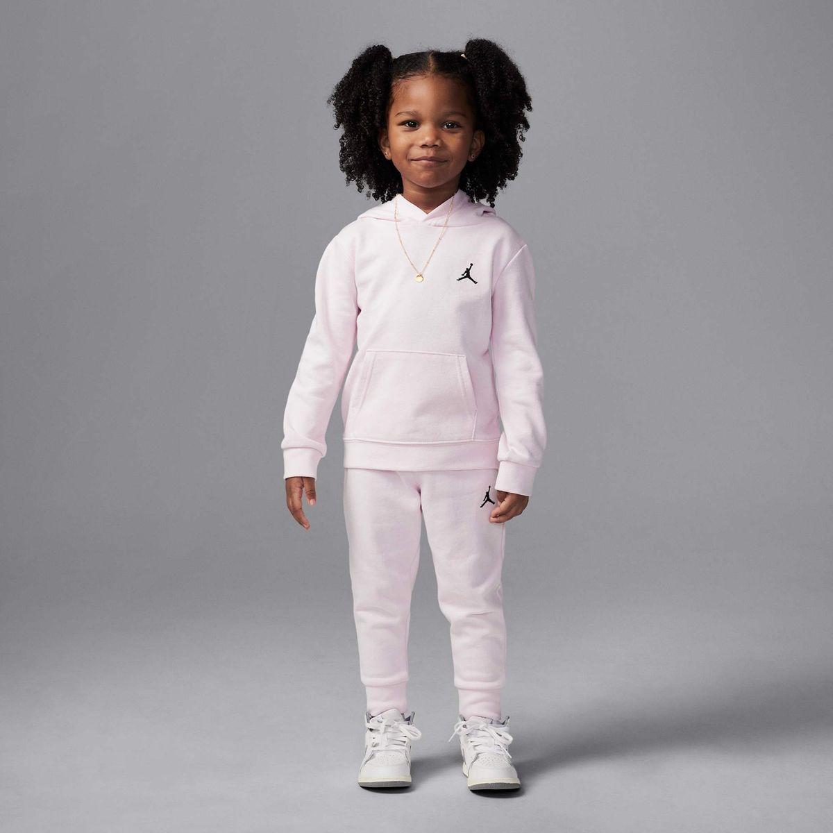 NIKE - Conjunto Jordan Niño MJ Brklyn FT PO Set 25D393-A9Y Rosa Casual