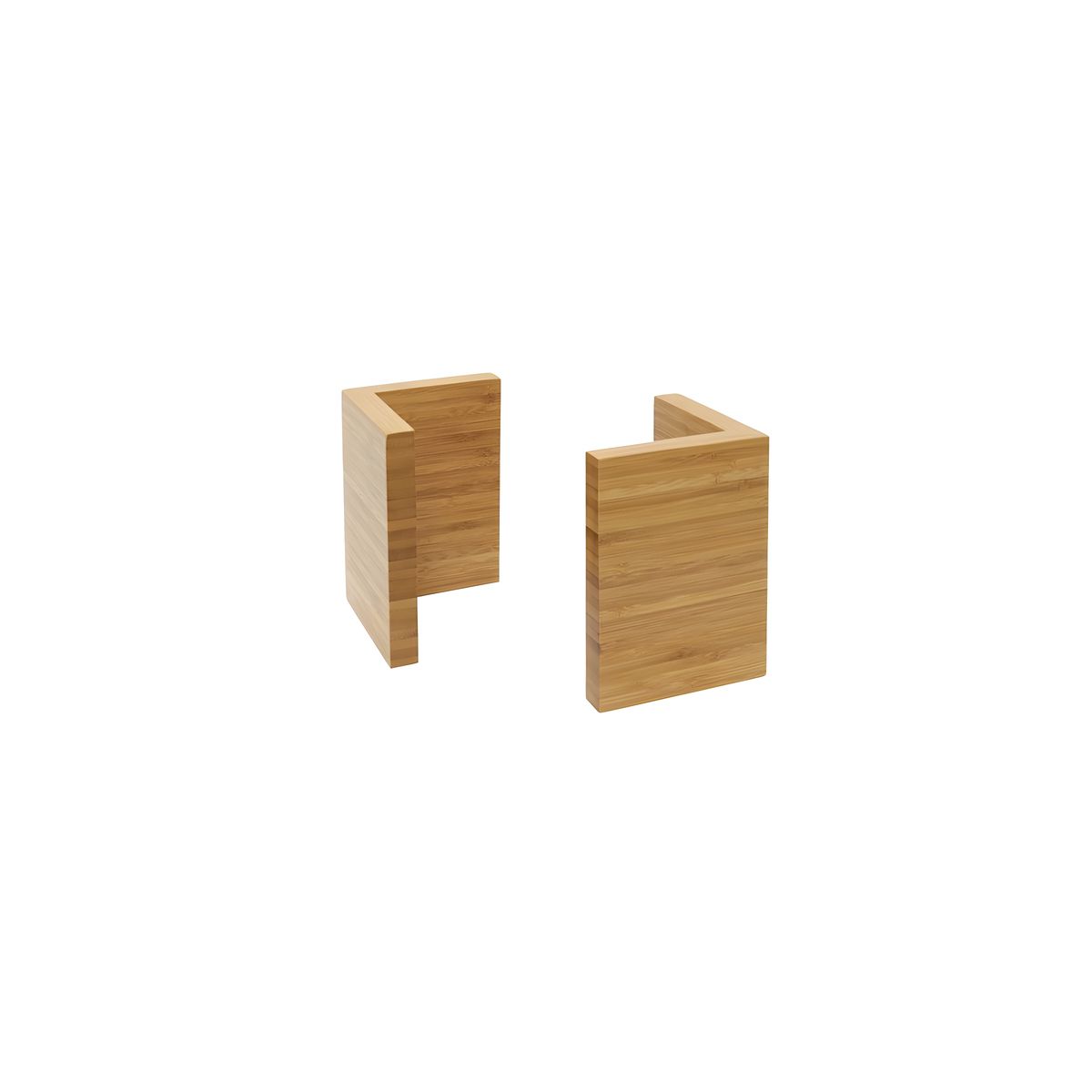 FOH - Risers de Bambú 625 - Set de 2 - Natural - Pack x 2 pcs