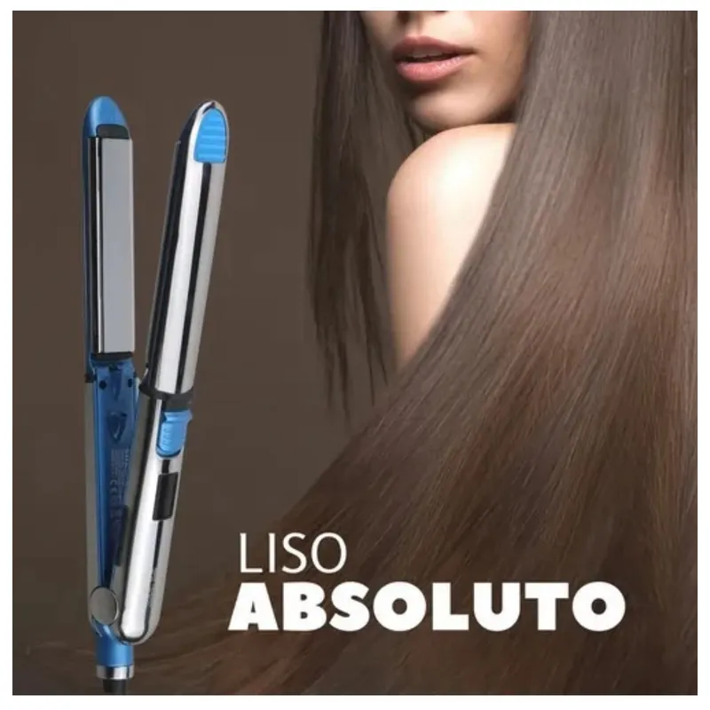 HOME - Plancha Cabello 2 en 1 Titanio Alisadora Rizador Calentamiento Rapido