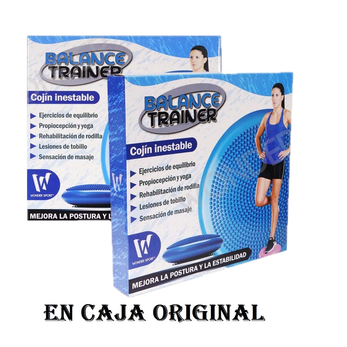 WONDER SPORT - Bosu Balon De Equilibrio Pelota Inestable Fortalecimiento Fitball Eriz