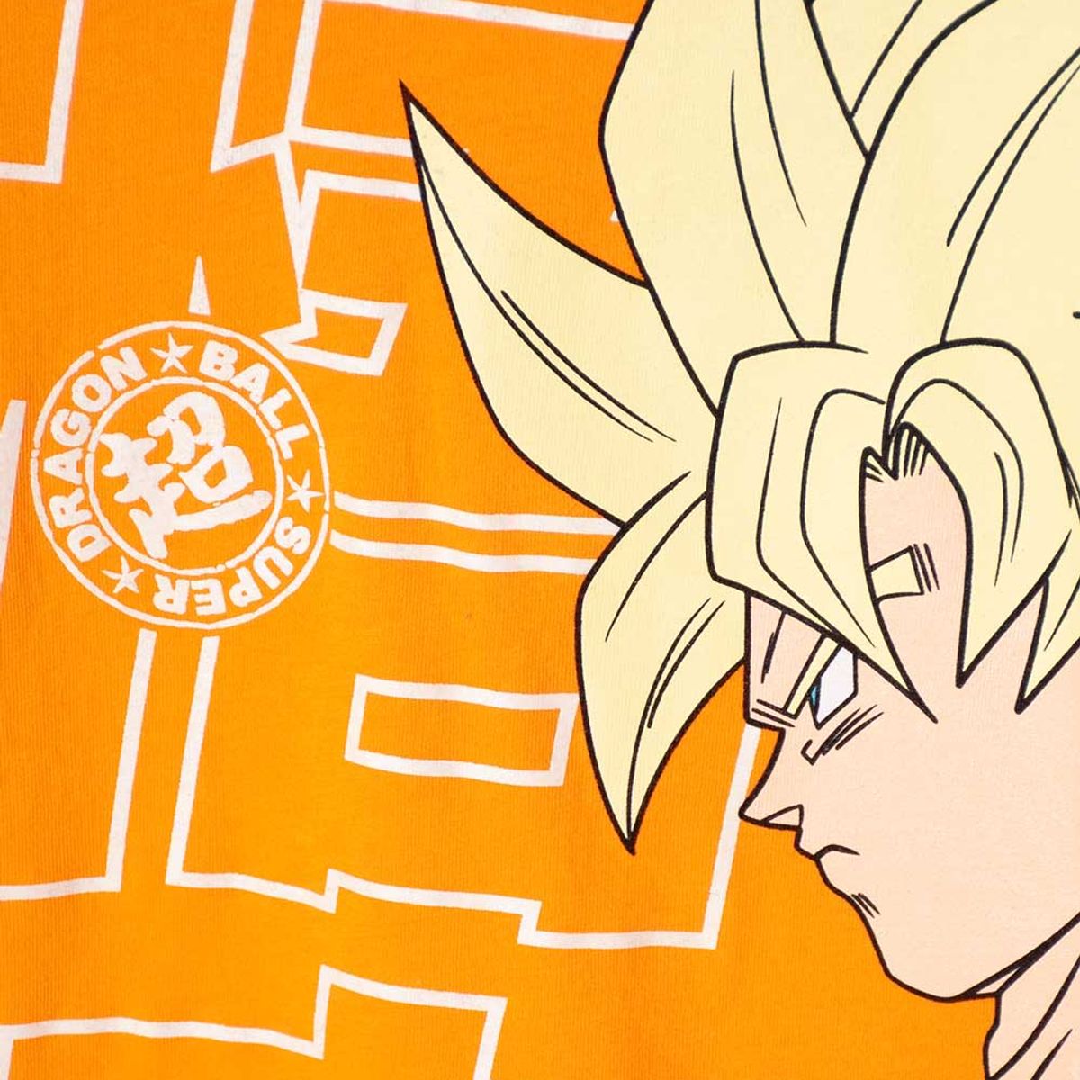 DRAGON BALL - Pijama de Dragon Ball de pantalón largo naranja y azul para niño