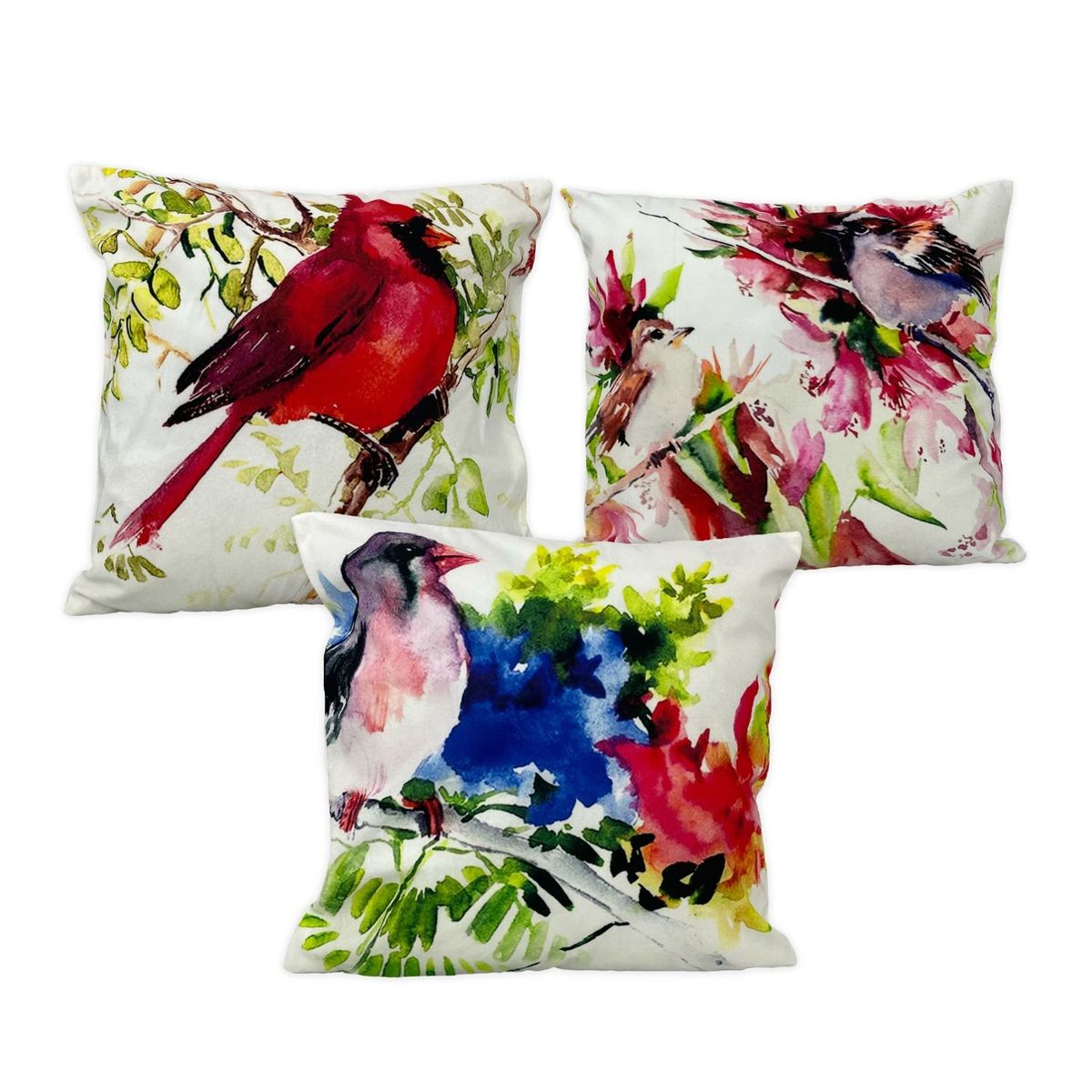 DIMATEX LEON - Funda Para Sala Decorativo Aves  45x45cm Refaves