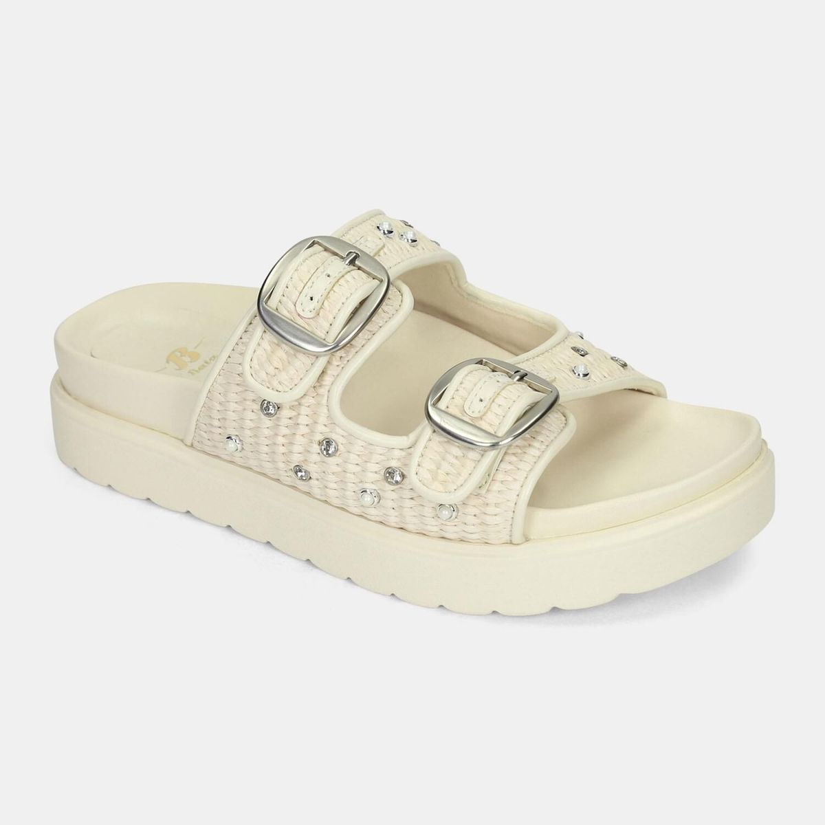 BATA - Sandalias Para Mujer Bata Verde Lisa Barack