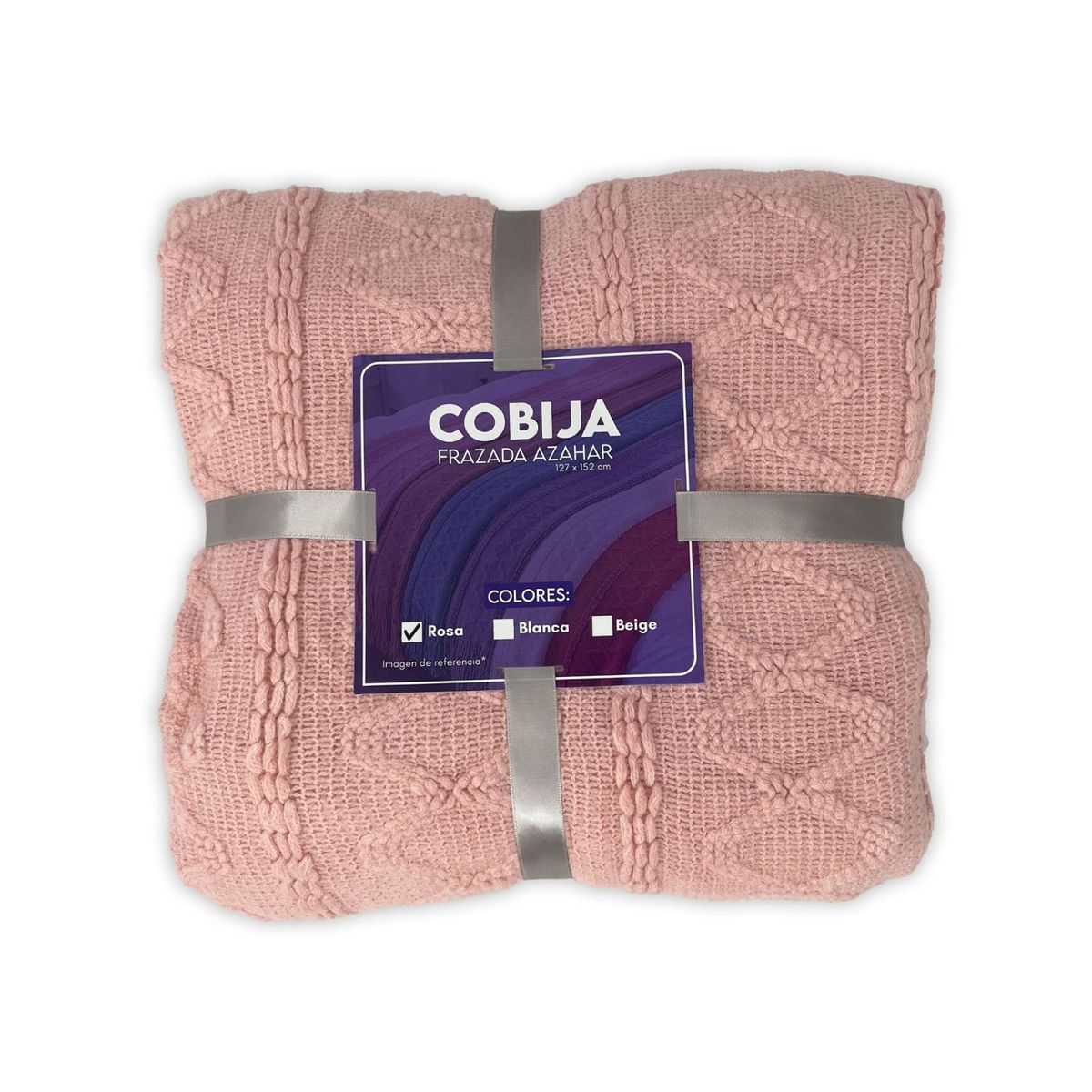 DIMATEX LEON - Manta Cobija Frazada Suave Tejida Decor 152x127cm Refazahar