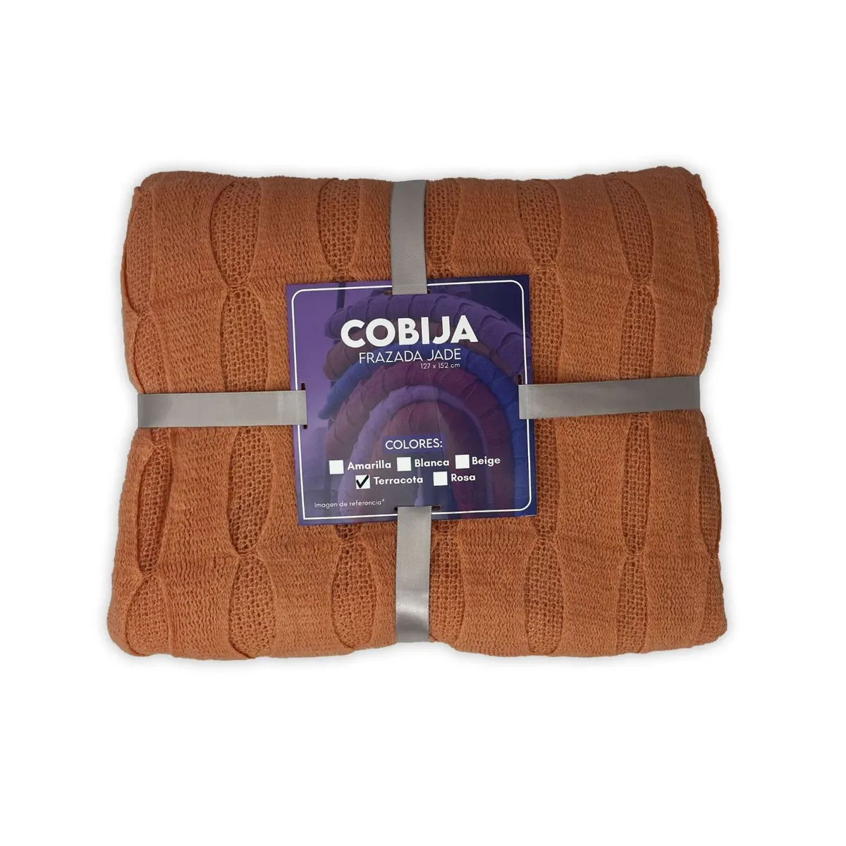 DIMATEX LEON - Manta Cobija Frazada Suave Tejida Decor 152x127cm Refjade