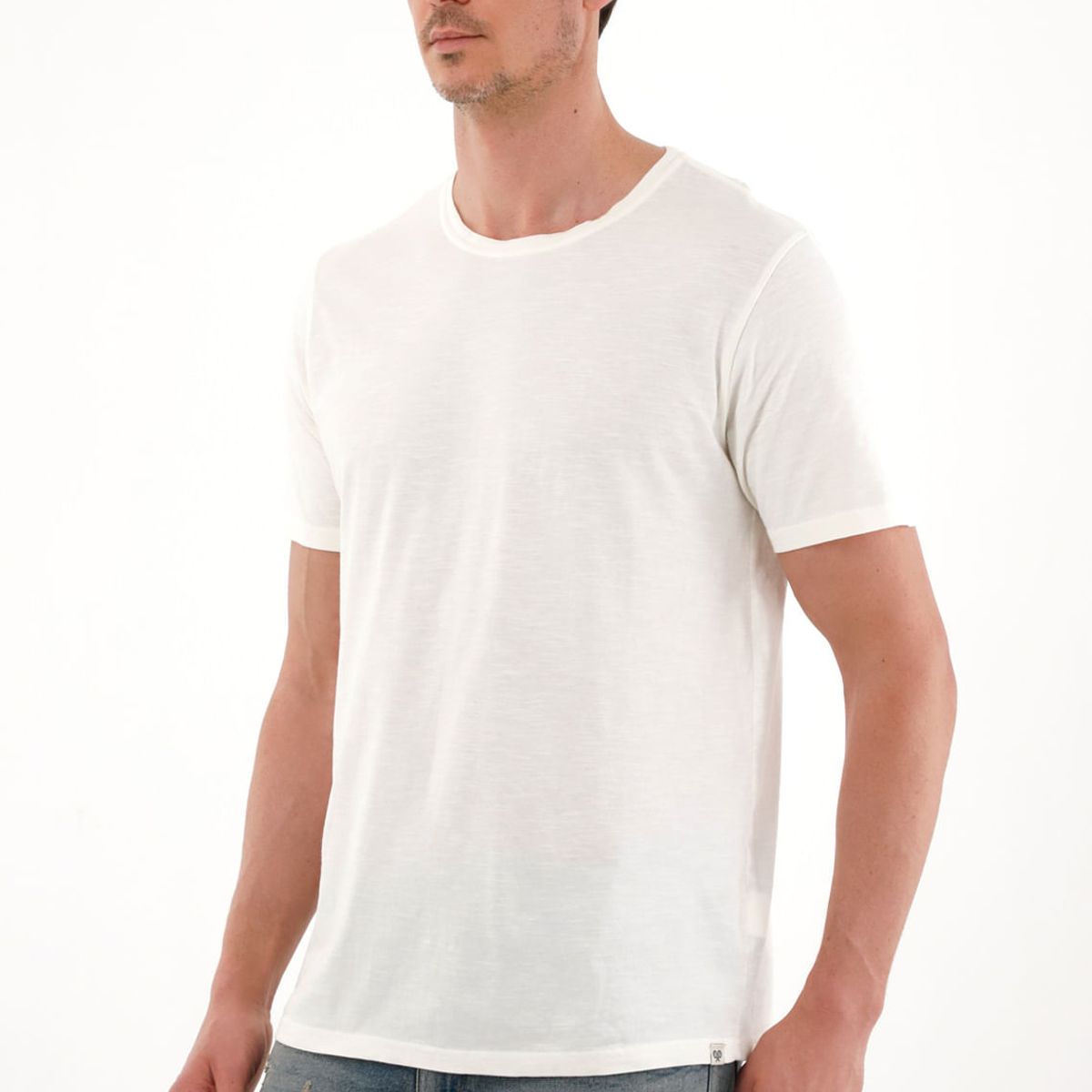TENNIS - Camiseta en tela jersey crudo para hombre