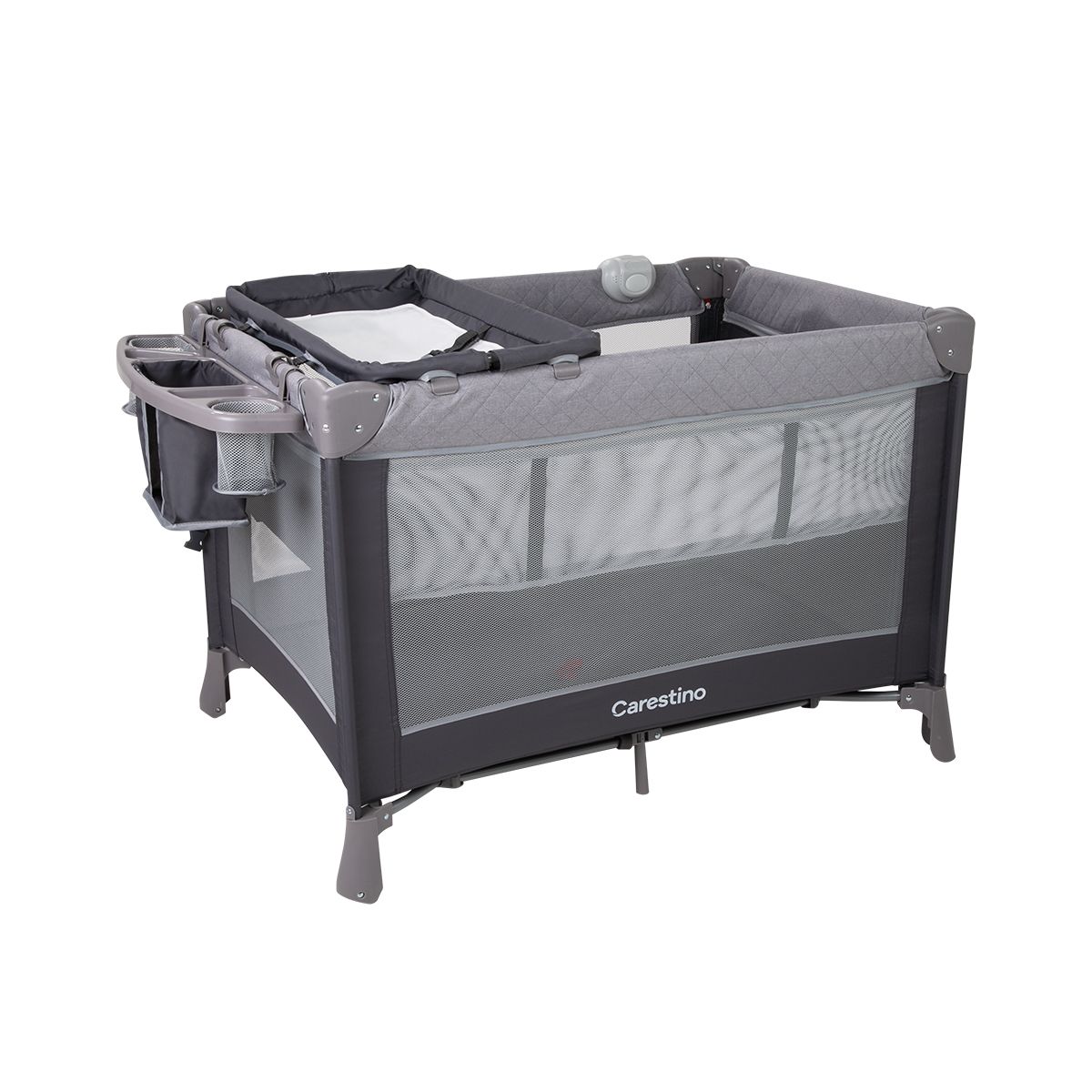 CARESTINO - Cuna Corral Colecho SIENA Ceniza