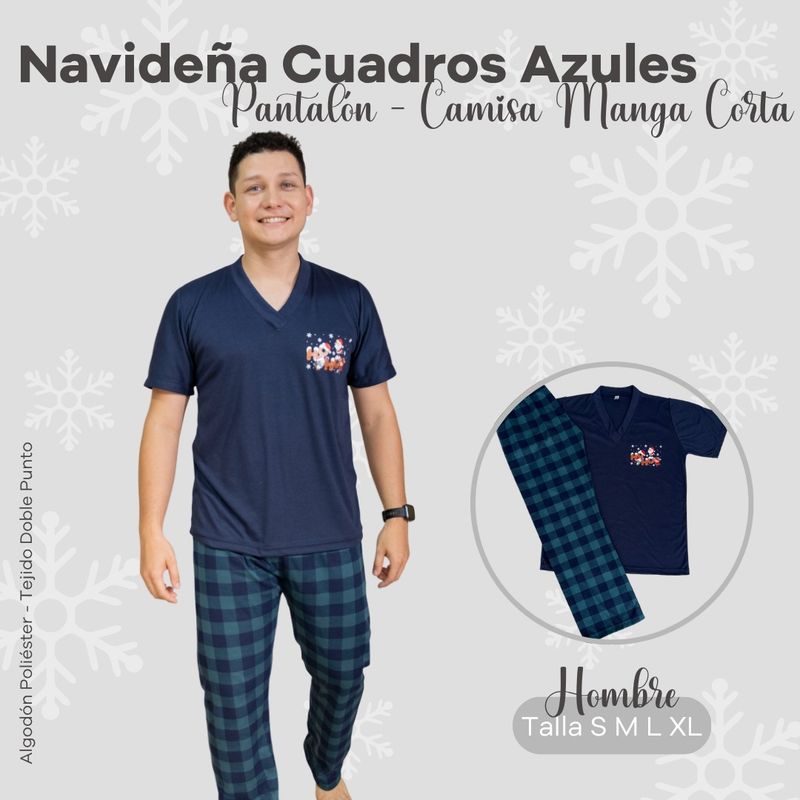 EMPIJAMADAS - PIJAMA NAVIDEÑA HOMBRE