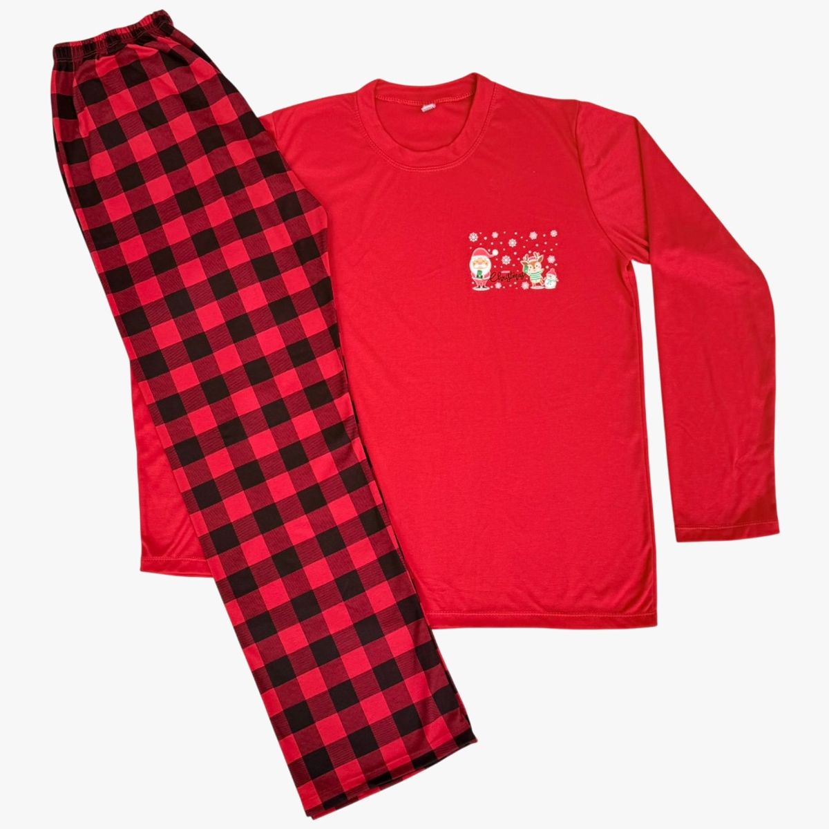 EMPIJAMADAS - PIJAMA NAVIDEÑA HOMBRE MANGA LARGA