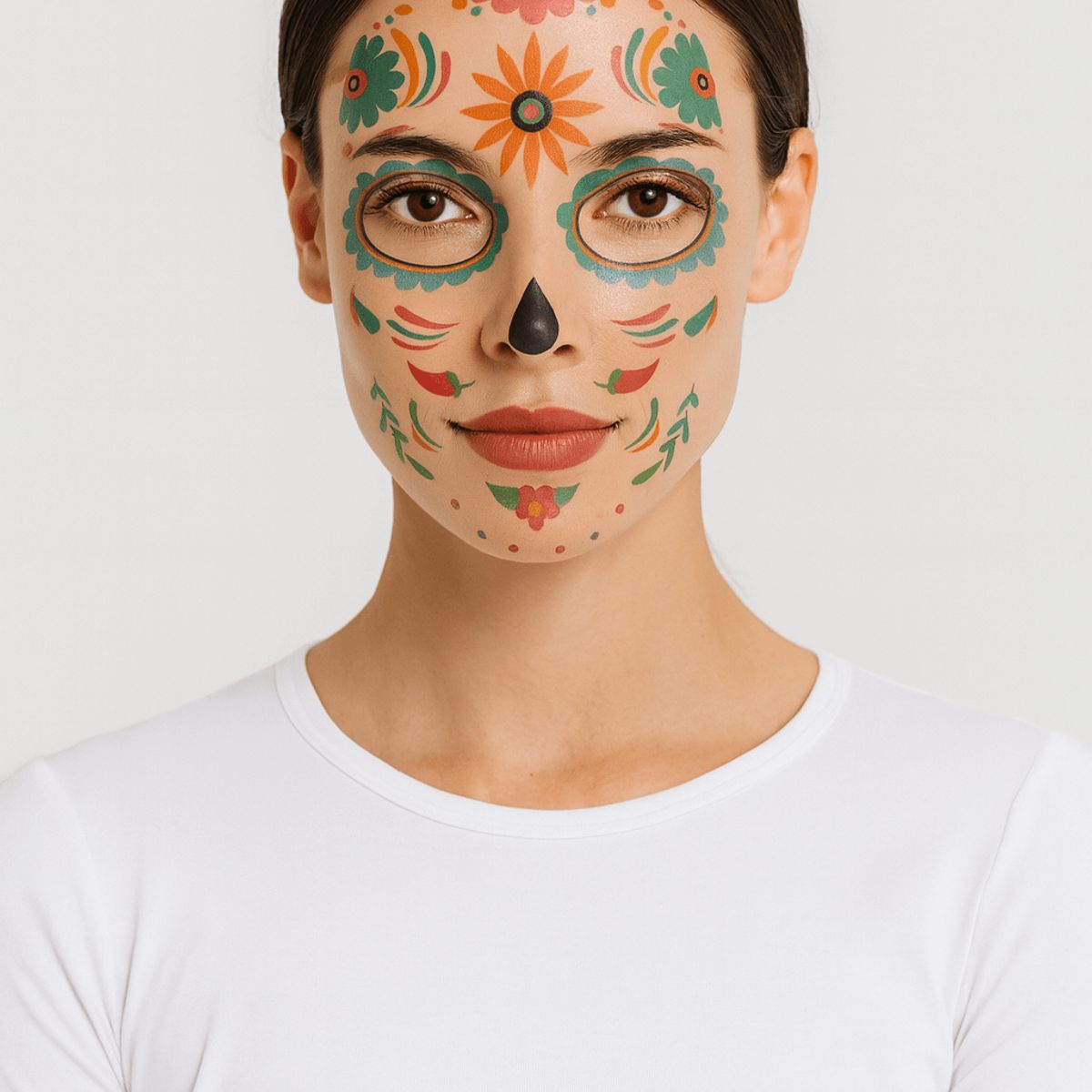 FRIOLENTA - Disfraz Halloween Catrina Mexicana Halloween Hippie