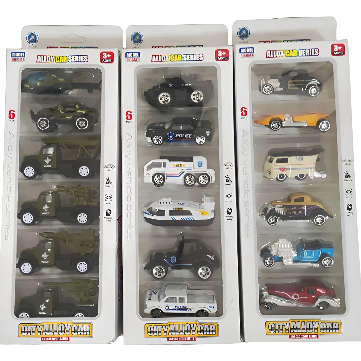GENERICO - Set Juguetes Carros Niño Héroes Soldados Vehículos