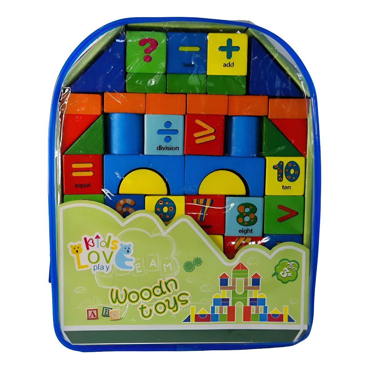 GENERICO - Maleta Juego Bloques Rompecabezas Armar Didactico Educativo