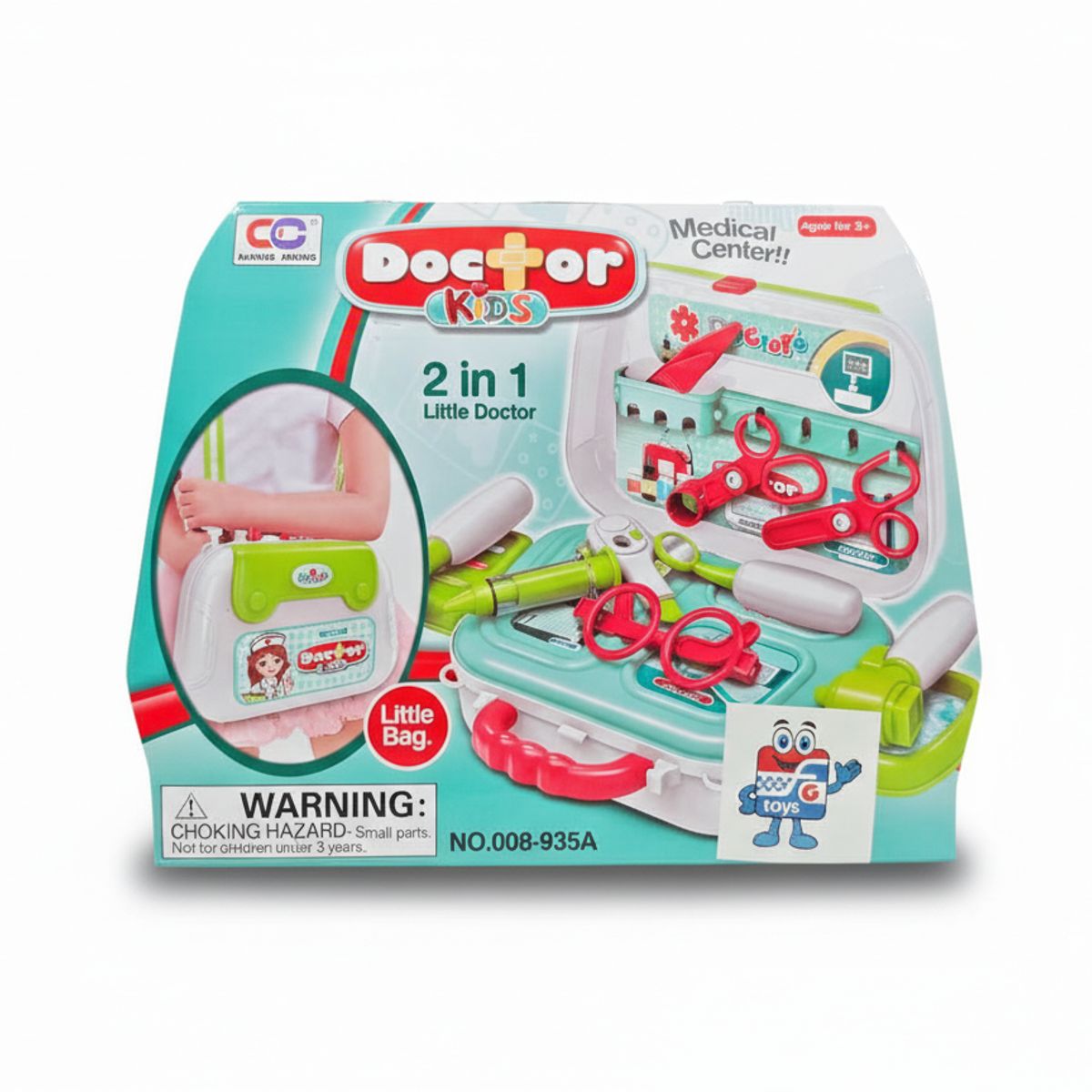 SWISSHOME - MALETA  DOCTOR/ JUGUETE PARA NIÑOS Y NIÑAS +3 AÑOS.