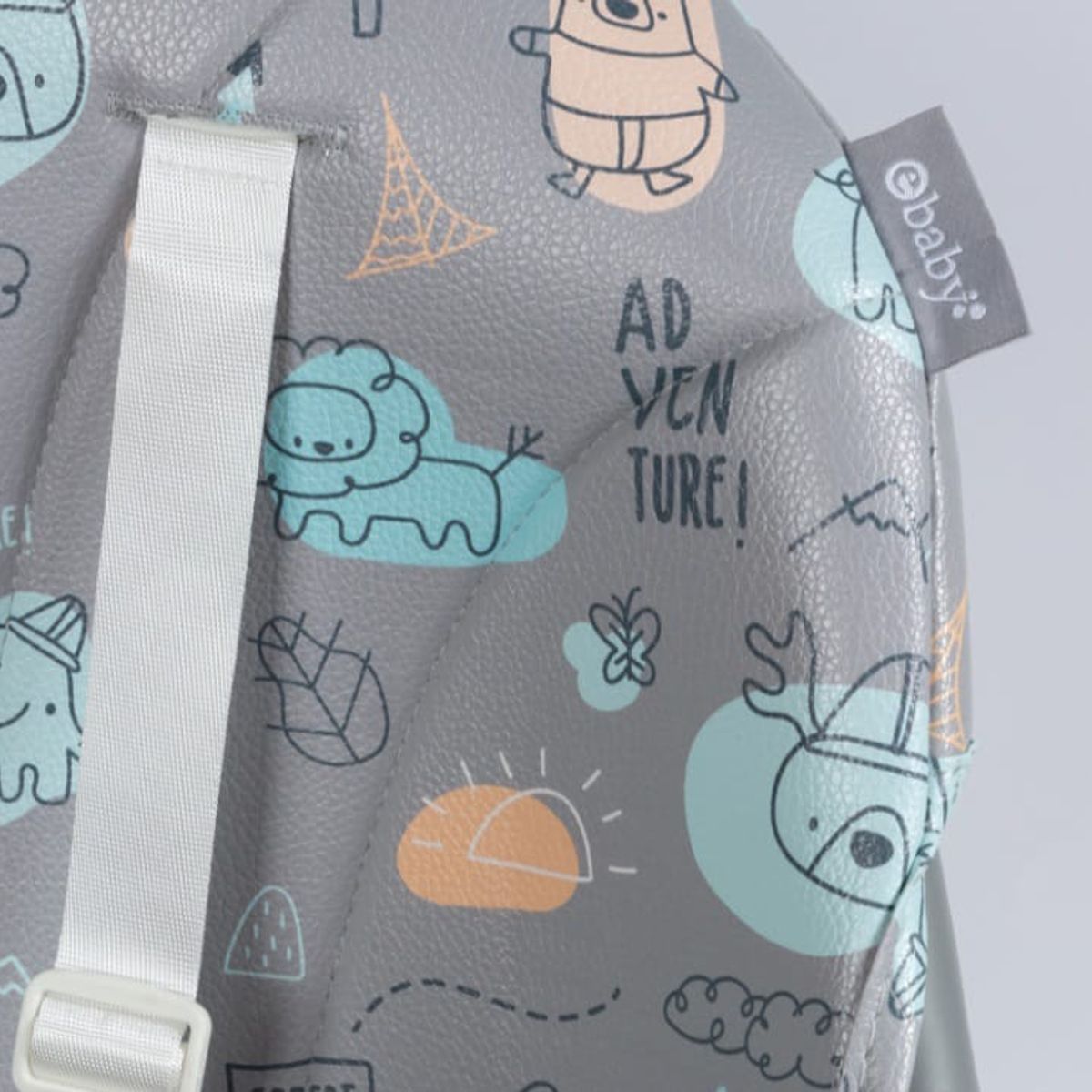 EBABY - Comedor De Bebe 4 Funciones Doble Bandeja Acolchado Ruedas