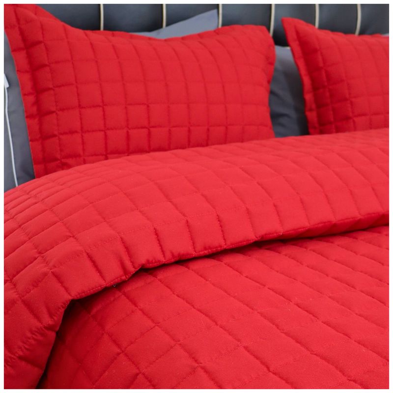 KARYTEX - Edredón Quilt Doble Faz con Diseño de Cuadros