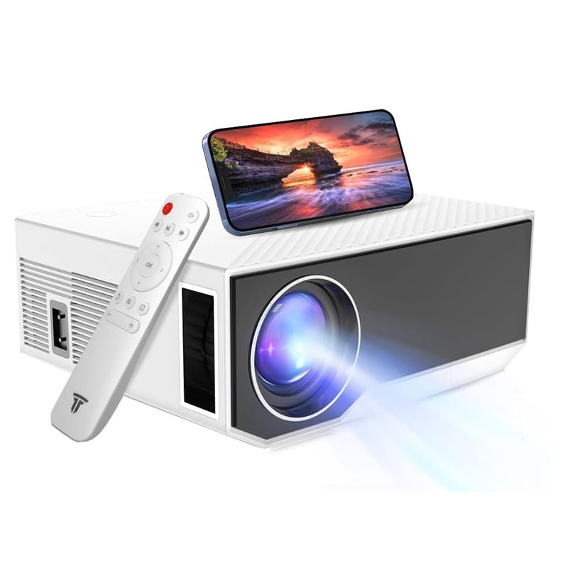 GENERICO - Proyector Video Beam Led 500ansi Wifi 245g Bluetooth Gc06