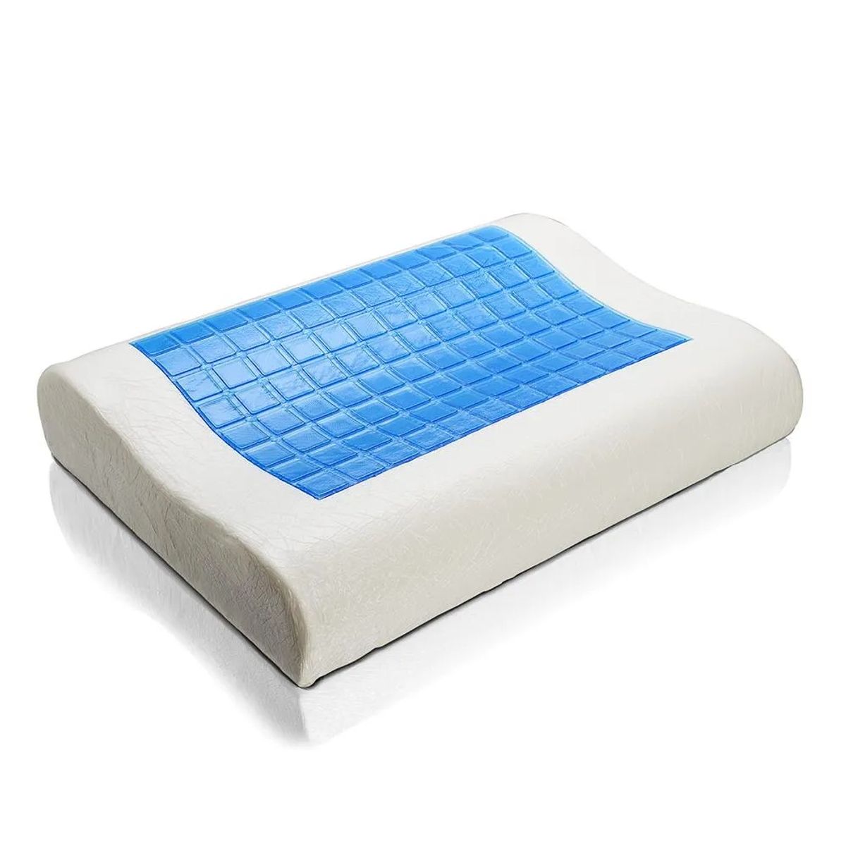 GENERAL - Almohada Ortopédica Espuma con Memoria Gel Activo 50X30 Cm