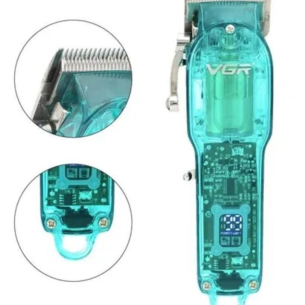GENERICO - Máquina de Corte de Cabello Profesional VGR-660 Recargable