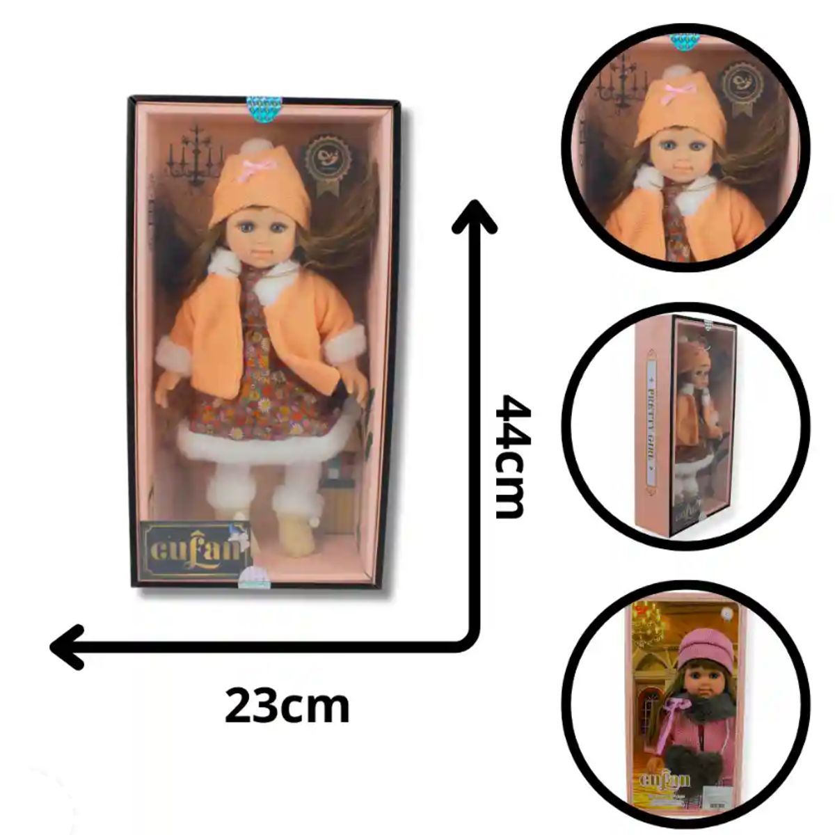 SWISSHOME - MUÑECA DE INVIERNO JUGUETE PARA NIÑAS +3 AÑOS