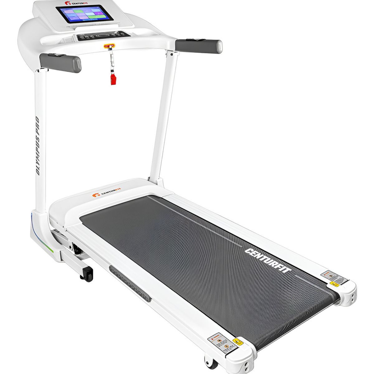 CENTURFIT - Caminadora Electrica Plegable 2.5hp Conexicon Wifi Bluetooth Color Blanco