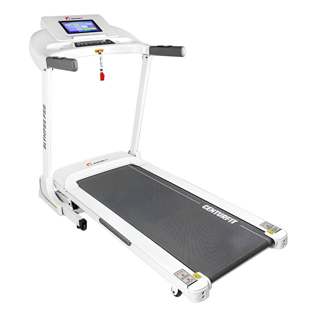 CENTURFIT - Caminadora Electrica Plegable 2.5hp Conexicon Wifi Bluetooth Color Blanco