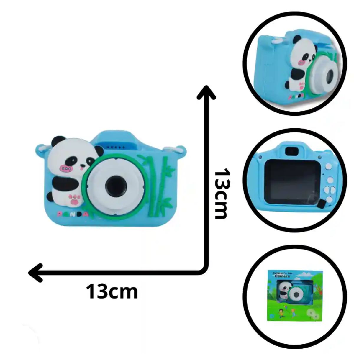 SWISSHOME - CAMARA INFANTIL JUGUETE NIÑOS Y NIÑAS +3 AÑOS