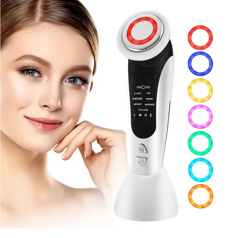 GENERAL - Masajeador Facial Radiofrecuencia 7 Colores HY91